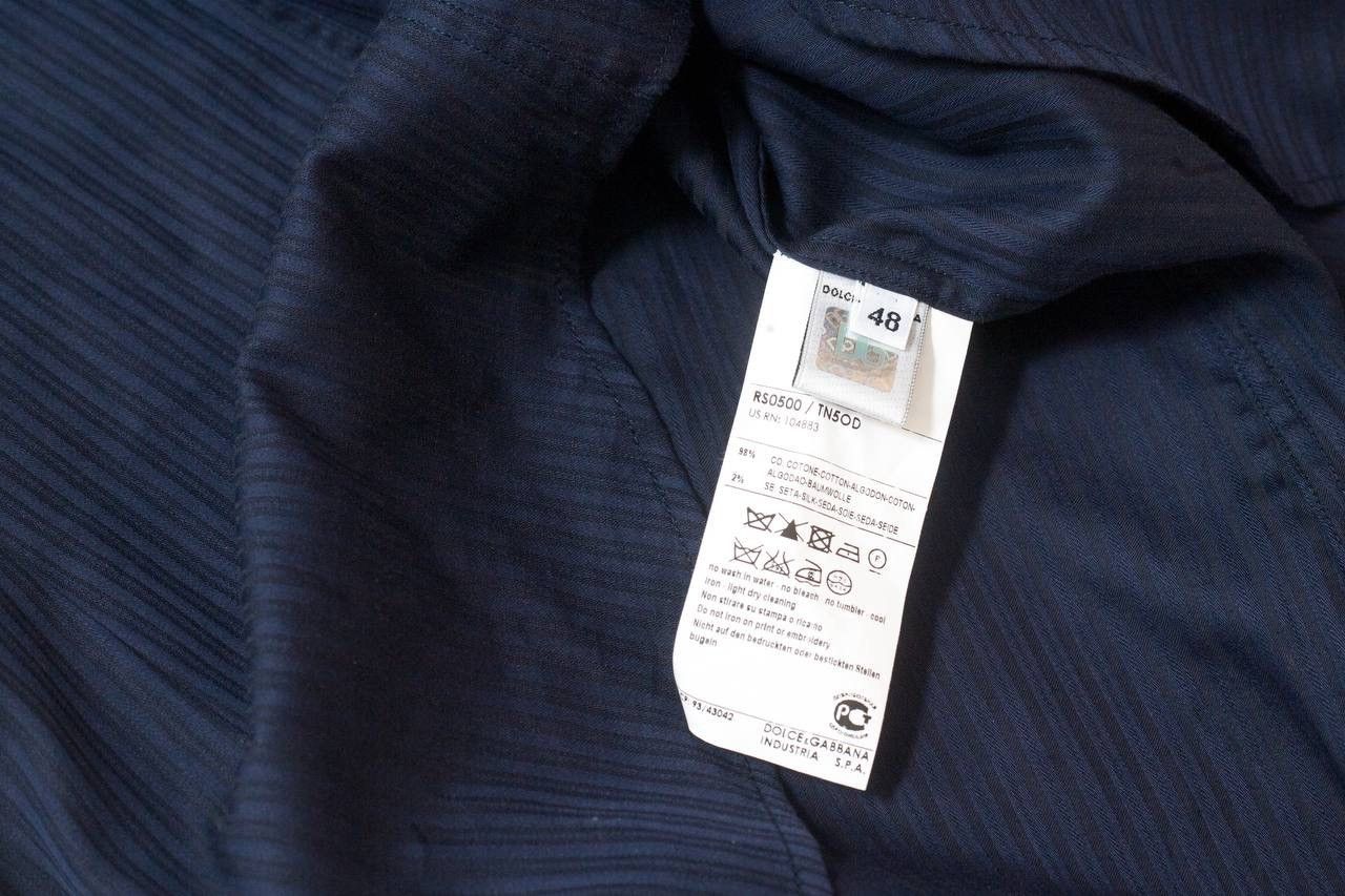 Dolce & Gabbana Dolce & Gabbana cotton seta slim shirt Size US M / EU 48-50 / 2 - 7 Thumbnail