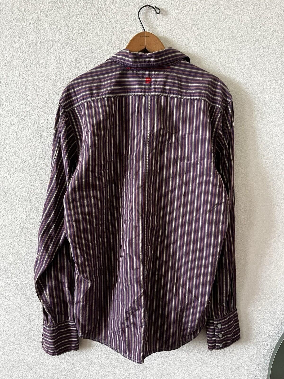 Robert Graham Robert Graham Zen Collection Striped Long Sleeve Shirt L Size US L / EU 52-54 / 3 - 5 Thumbnail