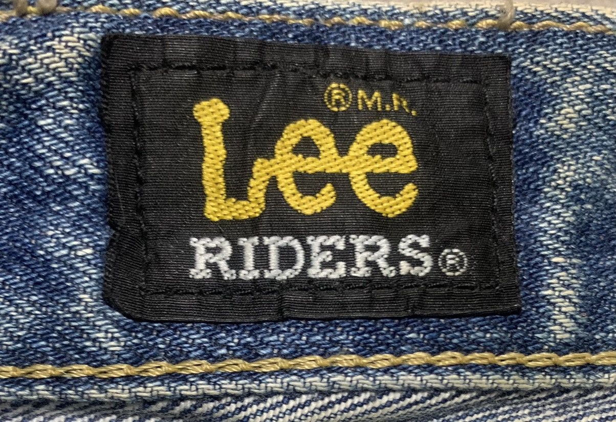Lee Vintage Lee Rider Faded Blue Baggy Jeans Distressed Size US 33 - 8 Thumbnail