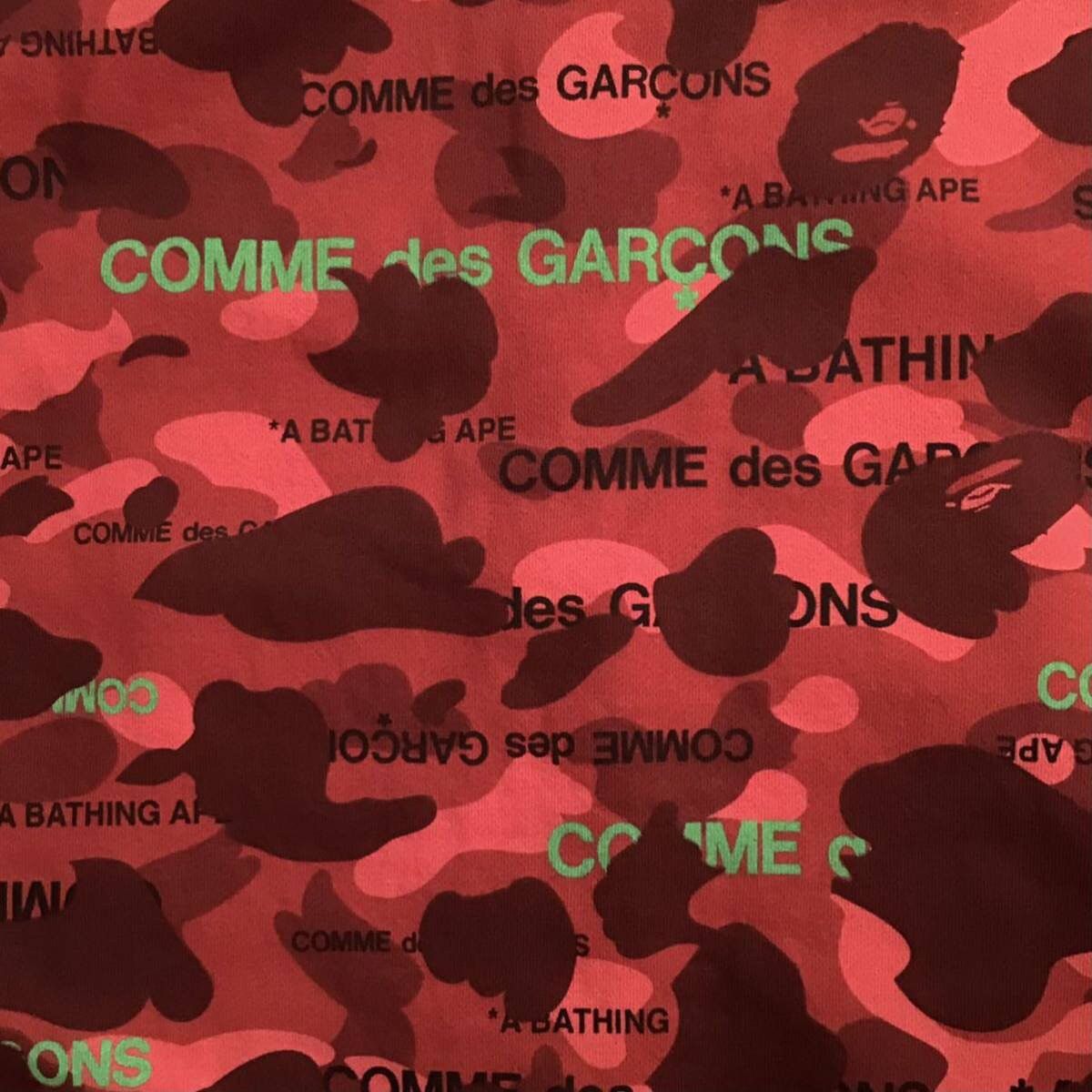Bape × Comme des Garcons 2022 🔥CDG Osaka limited🔥 BAPE Red camo full zip hoodie APE Size US XXL / EU 58 / 5 - 7 Thumbnail