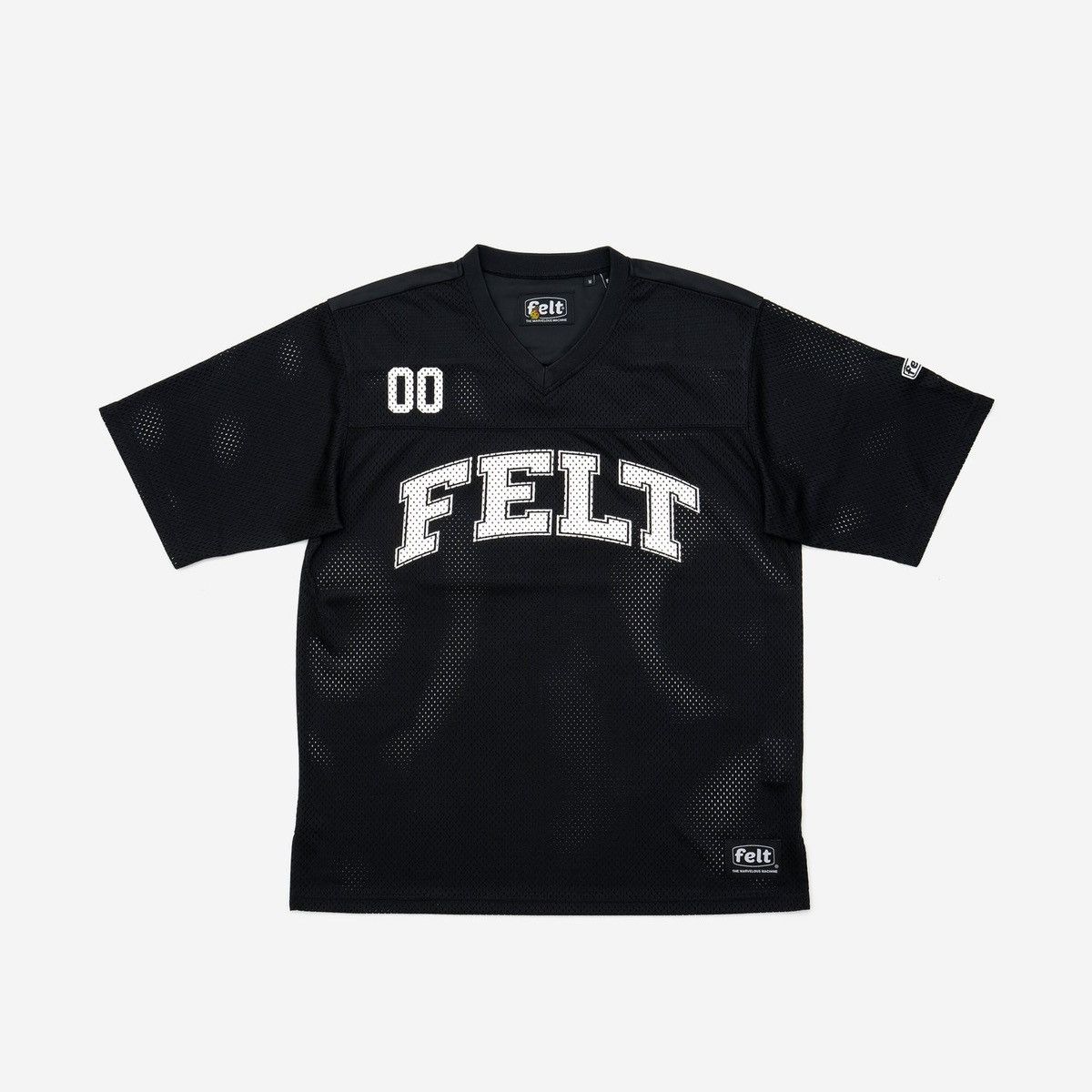 Image of Felt Mesh Jersey in Black, Men's (Size 2XL)