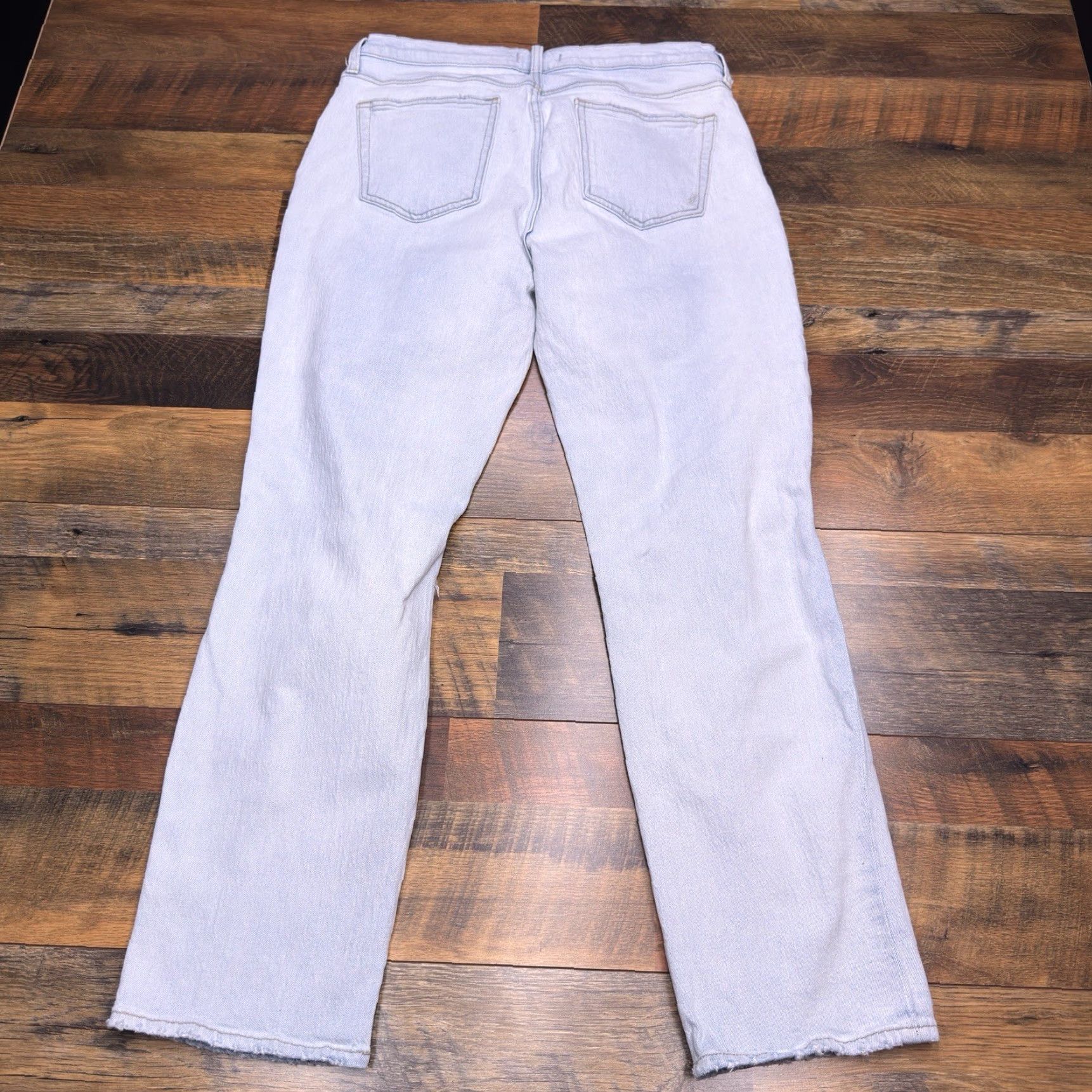Silver Jeans Co. Silver 90s Boyfriend Jeans Womens 32x27 High Rise Distressed Jeans 90s Womens Blue Cotton Blend Denim Casual Classic Jeans Size 24" / US 00 / IT 34 - 2 Thumbnail