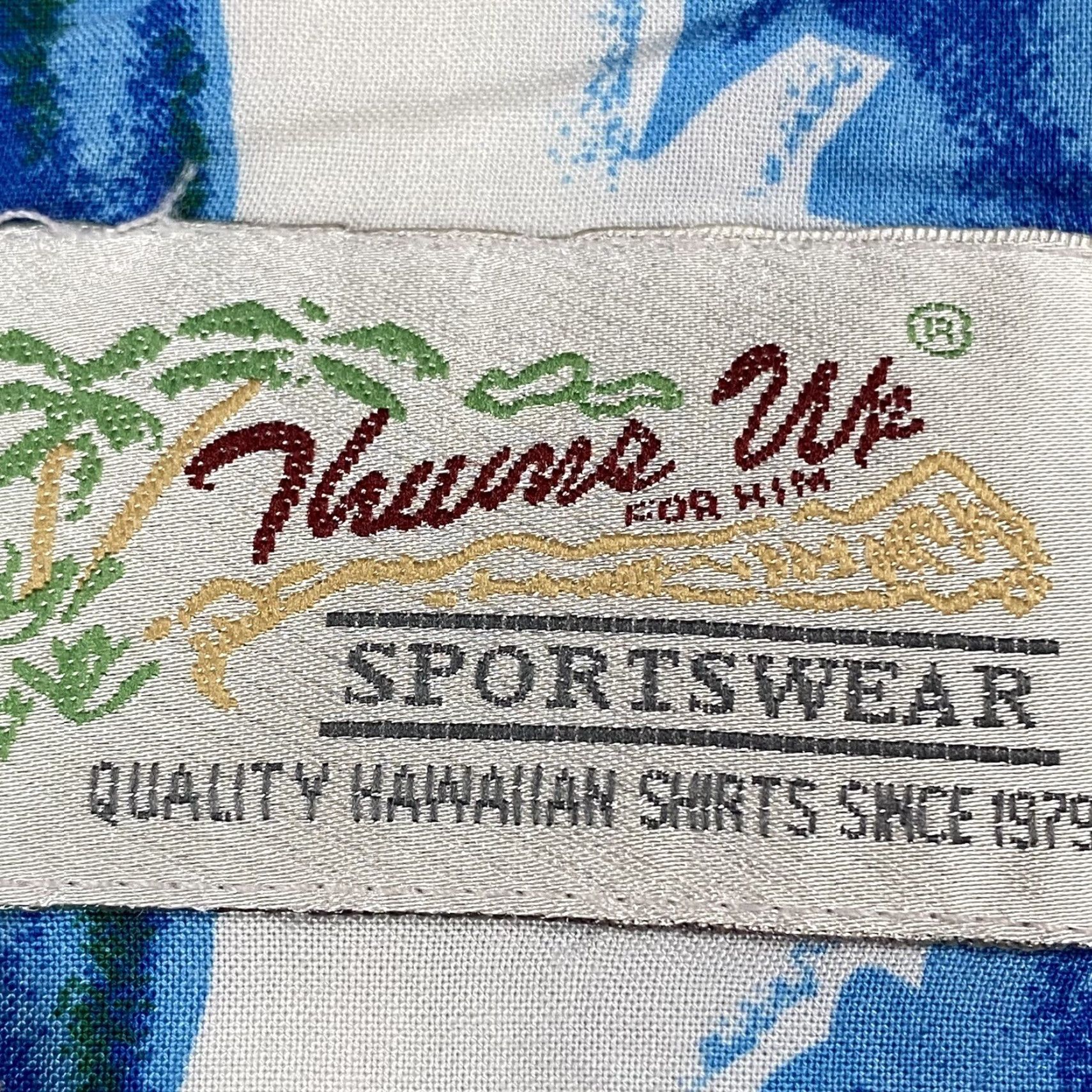 Vintage VTG Thumbs Up Camp Shirt Hawaiian Button-Up Rayon Cocktail Bar Life of the Party XL Blue Mens Size US XL / EU 56 / 4 - 3 Thumbnail