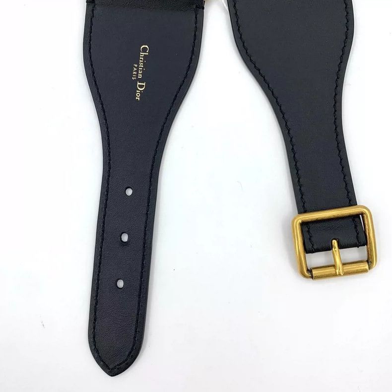 Dior Christian Dior Brown Logo Belt 81.5*6.5cm-2505 Size ONE SIZE - 4 Thumbnail