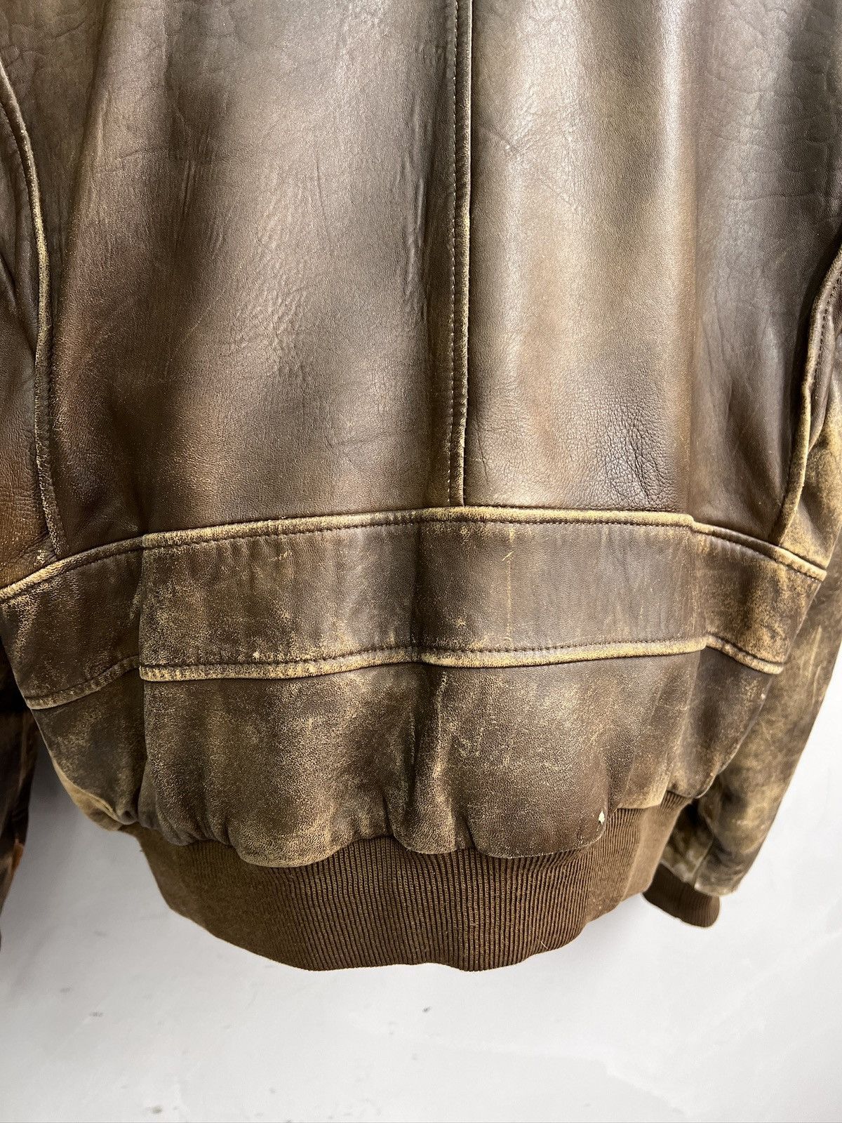 Leonard Paris Leonardo Paris Avirex style leather aviation jacket y2k Size US M / EU 48-50 / 2 - 11 Thumbnail