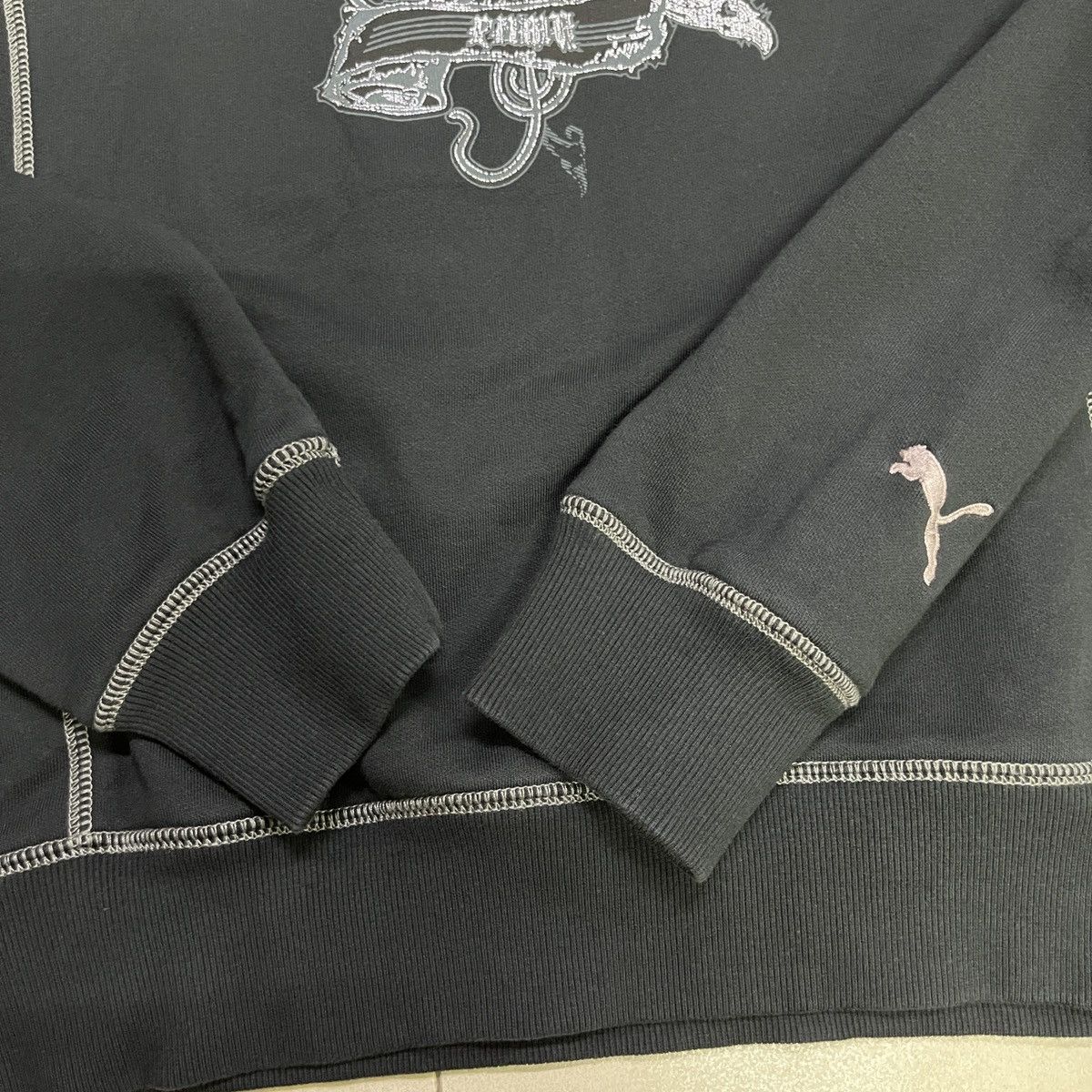 Puma × Vintage Puma Revolutionary Gothic Print Sweatshirt Size US M / EU 48-50 / 2 - 3 Thumbnail