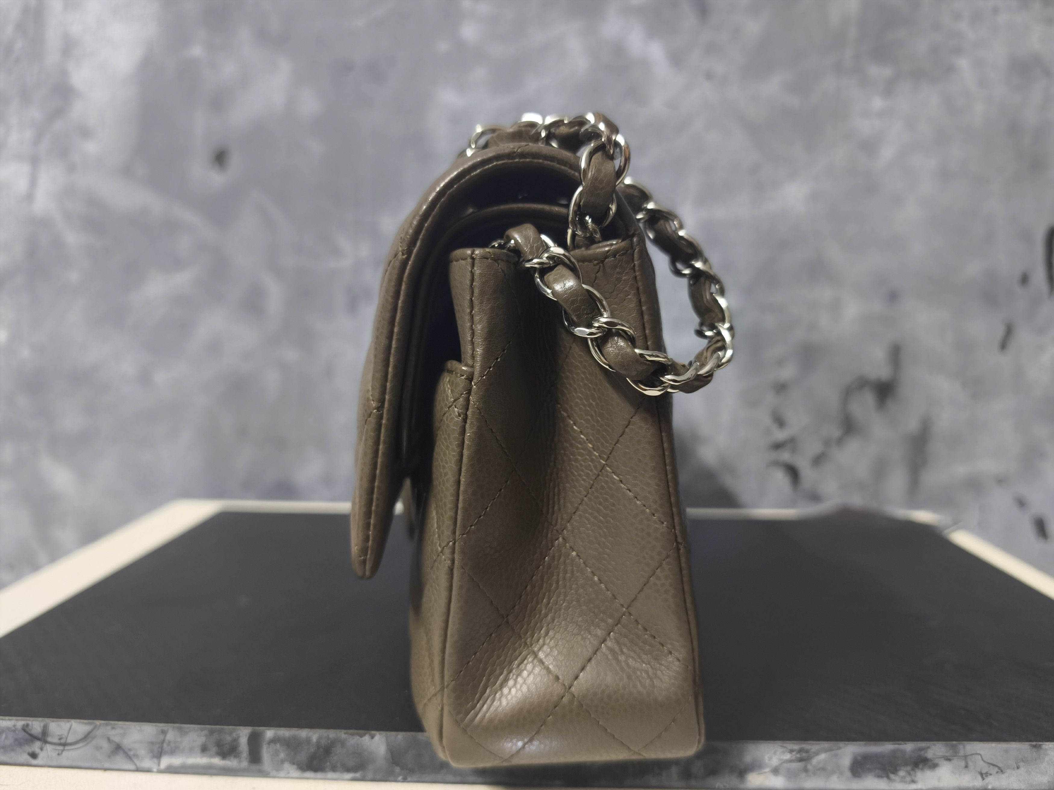 Chanel Chanel double flap chocolate caviar medium Size ONE SIZE - 3 Thumbnail