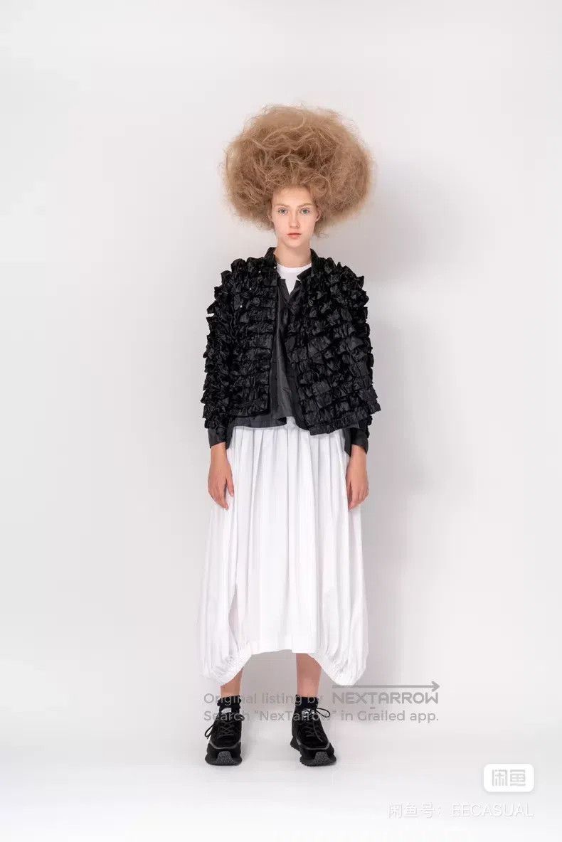 Comme des Garcons Comme des Garcons White Ruffled Jacket Size S / US 4 / IT 40 - 6 Thumbnail