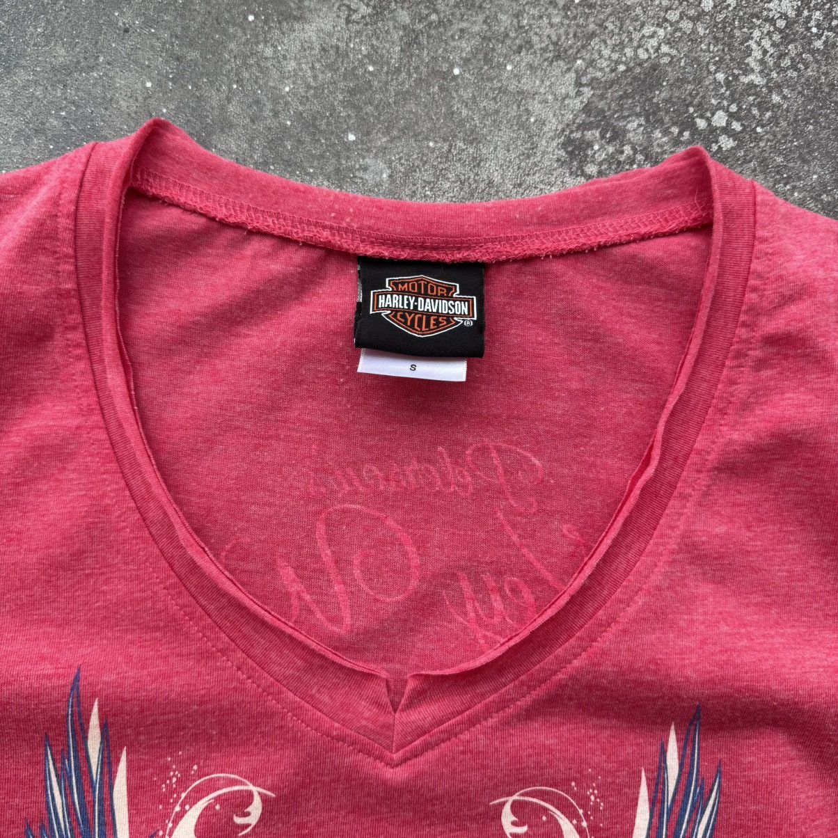 Harley Davidson × Vintage Harley Davidson Vintage Y2K Big Logo Moto Biker Long T-Shirt Size S / US 4 / IT 40 - 7 Thumbnail
