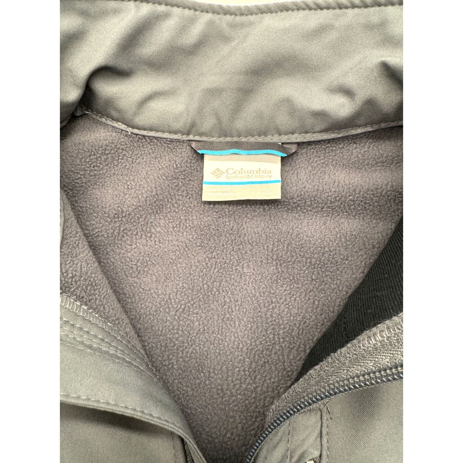 Vintage Columbia Womens Small Gray Zipper Up Jacket Pockets High Neck Solid Softshell Jacket Slim? Size S / US 4 / IT 40 - 5 Thumbnail