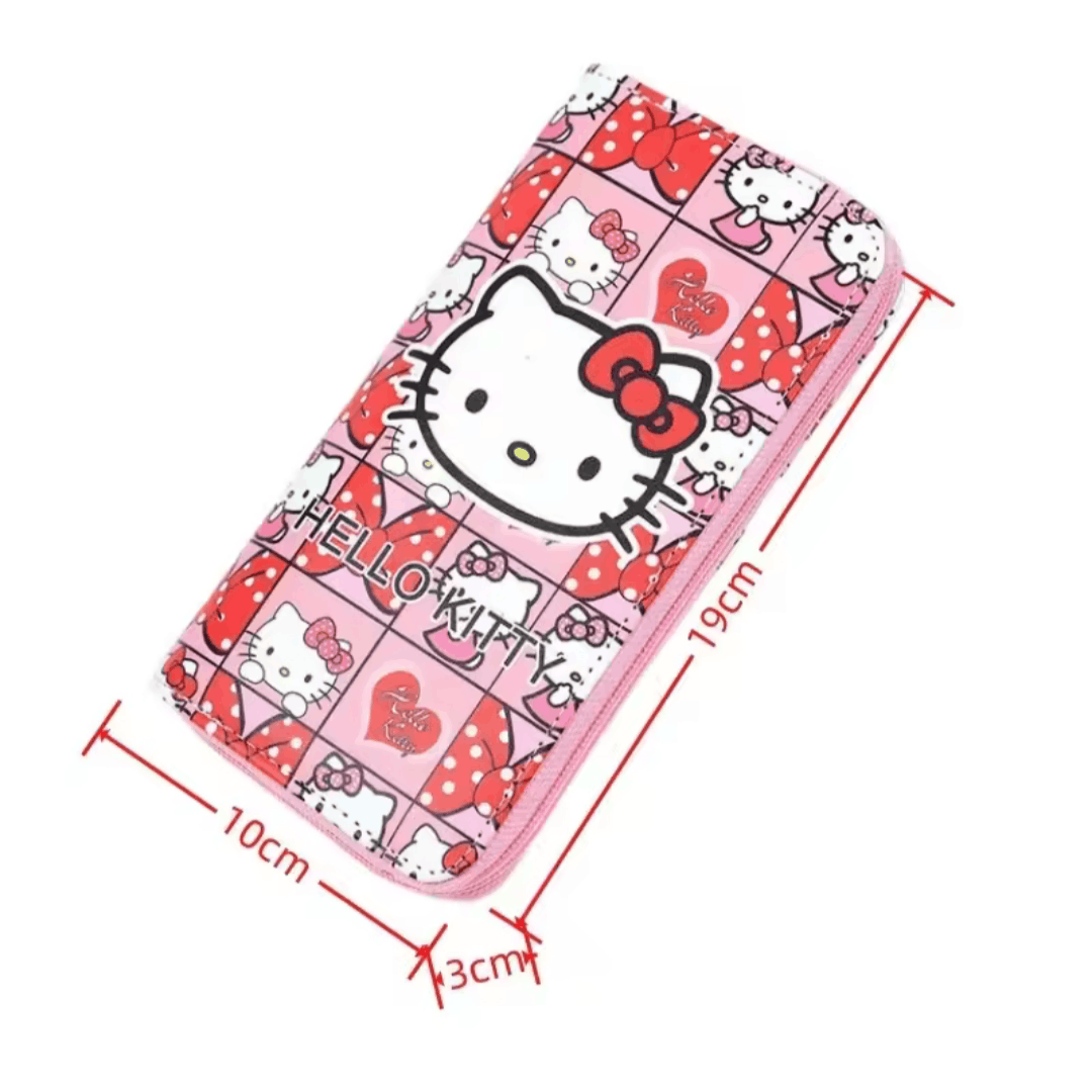 Japanese Brand Hello Kitty Wallet PU Leather Long Zipper, NEW Size ONE SIZE - 9 Thumbnail