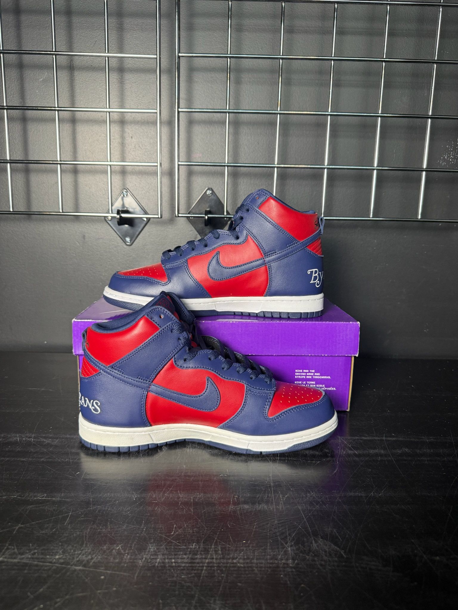 Nike Nike SB Dunk High x Supreme "By Any Means" - Size 8 Size US 8 / EU 41 - 2 Thumbnail