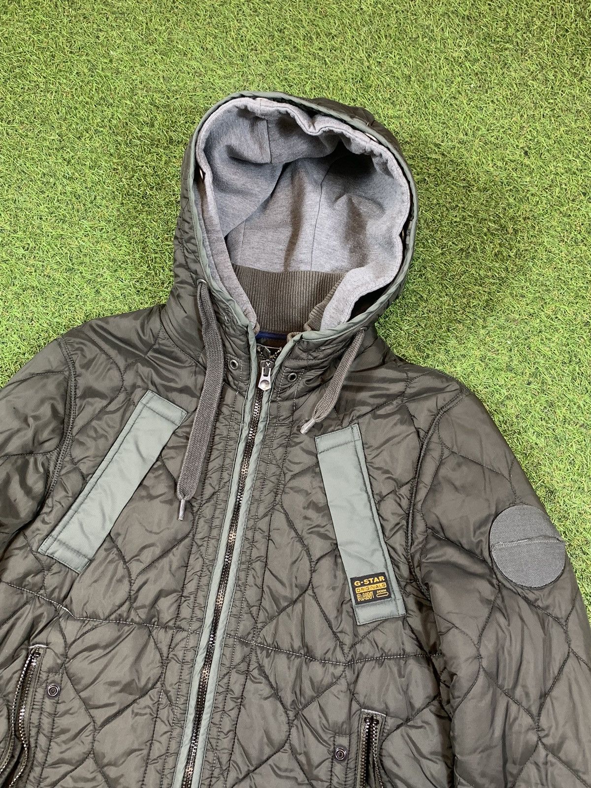 G-Star Vintage Y2K G-Star Raw Vulcan Hooded jacket quilted size L Size US L / EU 52-54 / 3 - 2 Thumbnail