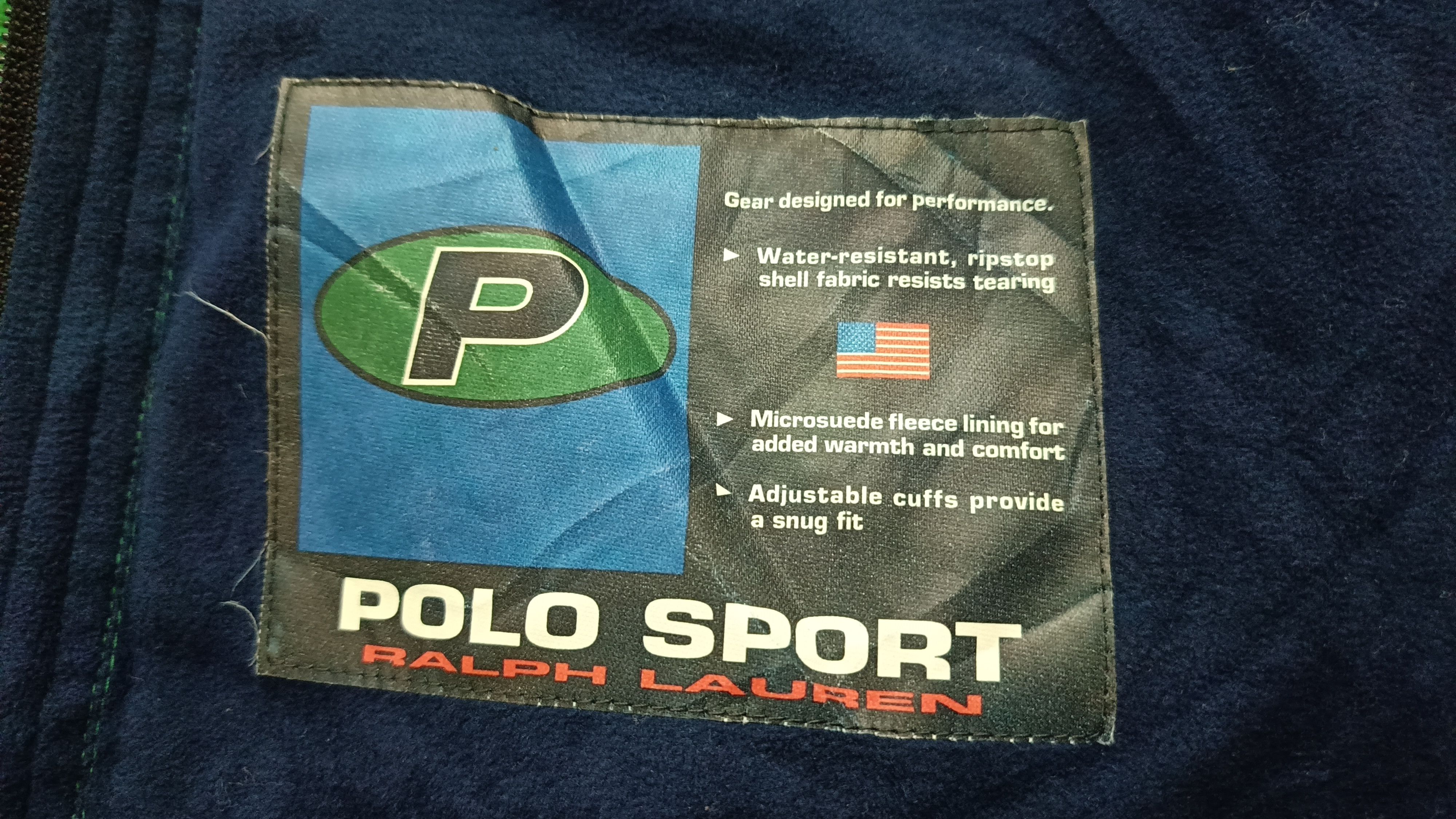 Polo Ralph Lauren 🔥🔥Rare Vintage 90s Polo RL Sport Windbreaker Jacket Size US L / EU 52-54 / 3 - 6 Thumbnail