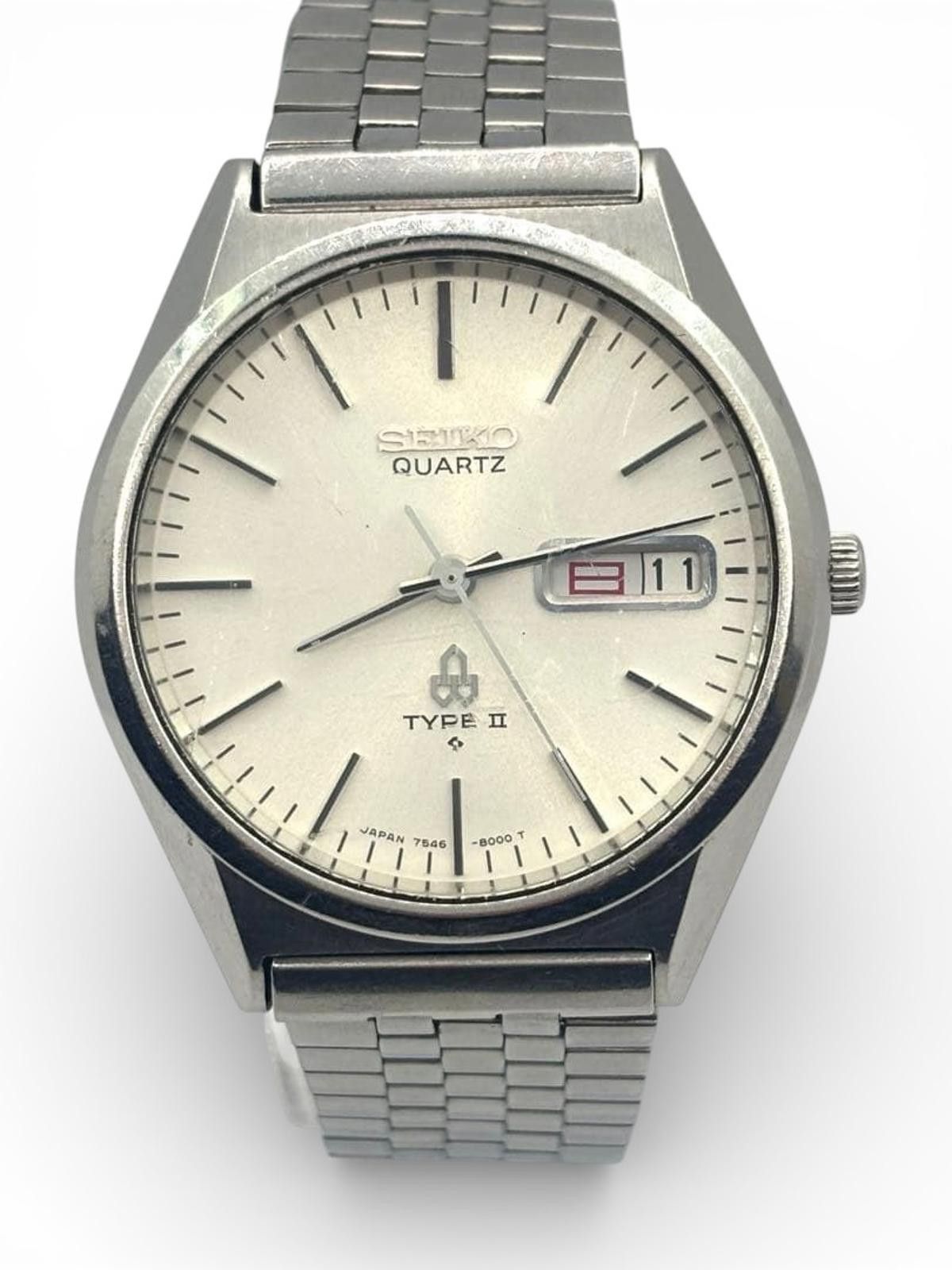 Seiko Seiko - Quartz Type II Men's Watch with Date Display Size ONE SIZE - 3 Thumbnail