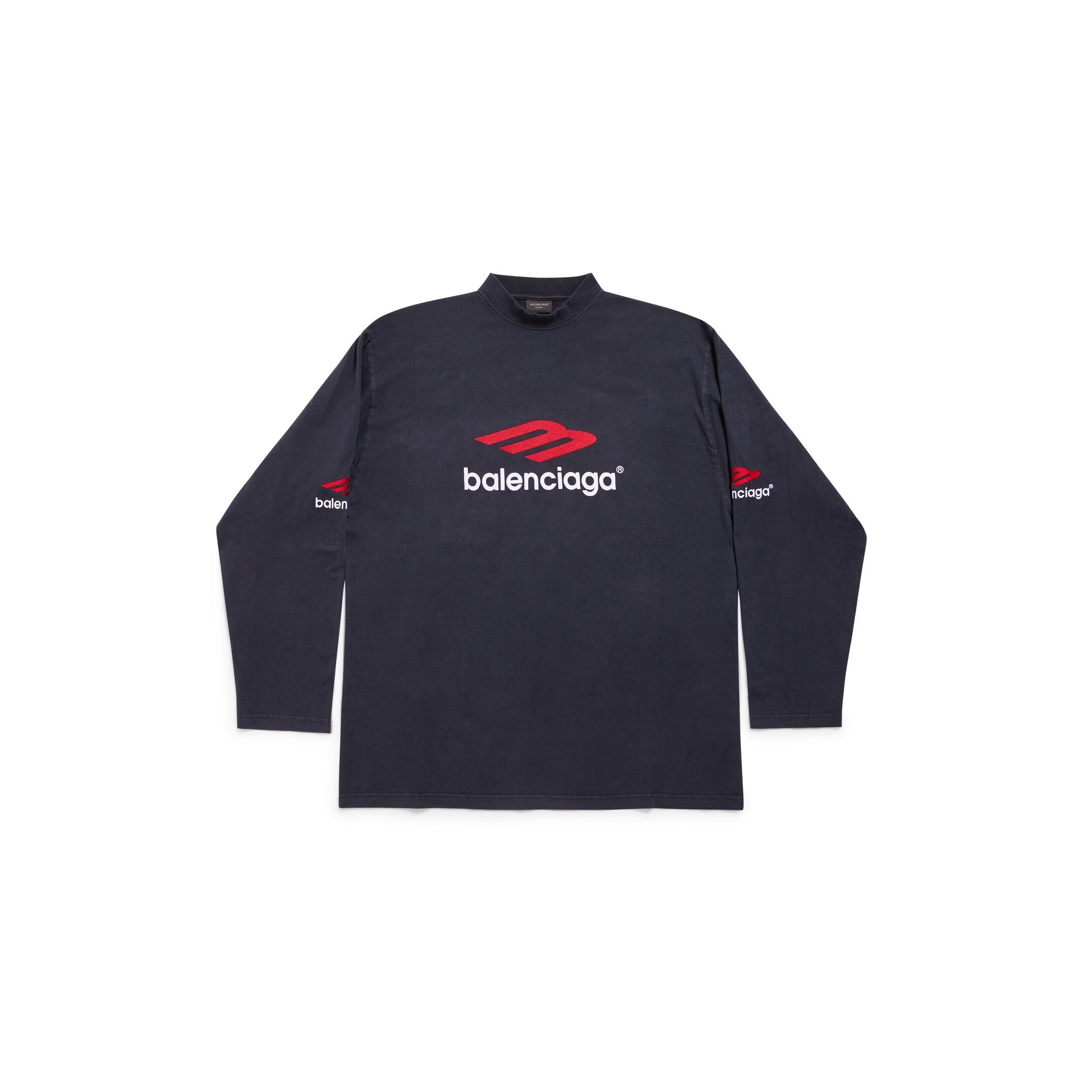 Pre-owned Balenciaga T-shirt Logo Paris Monogram 720250tpvd71470 In Black