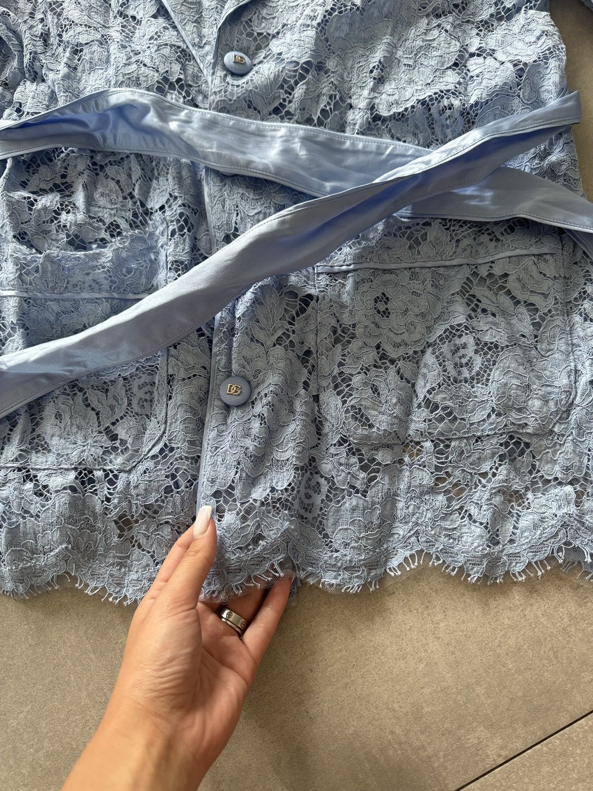 Dolce & Gabbana DOLCE & GABBANA LACE PANTS Size S / US 4 / IT 40 - 6 Thumbnail