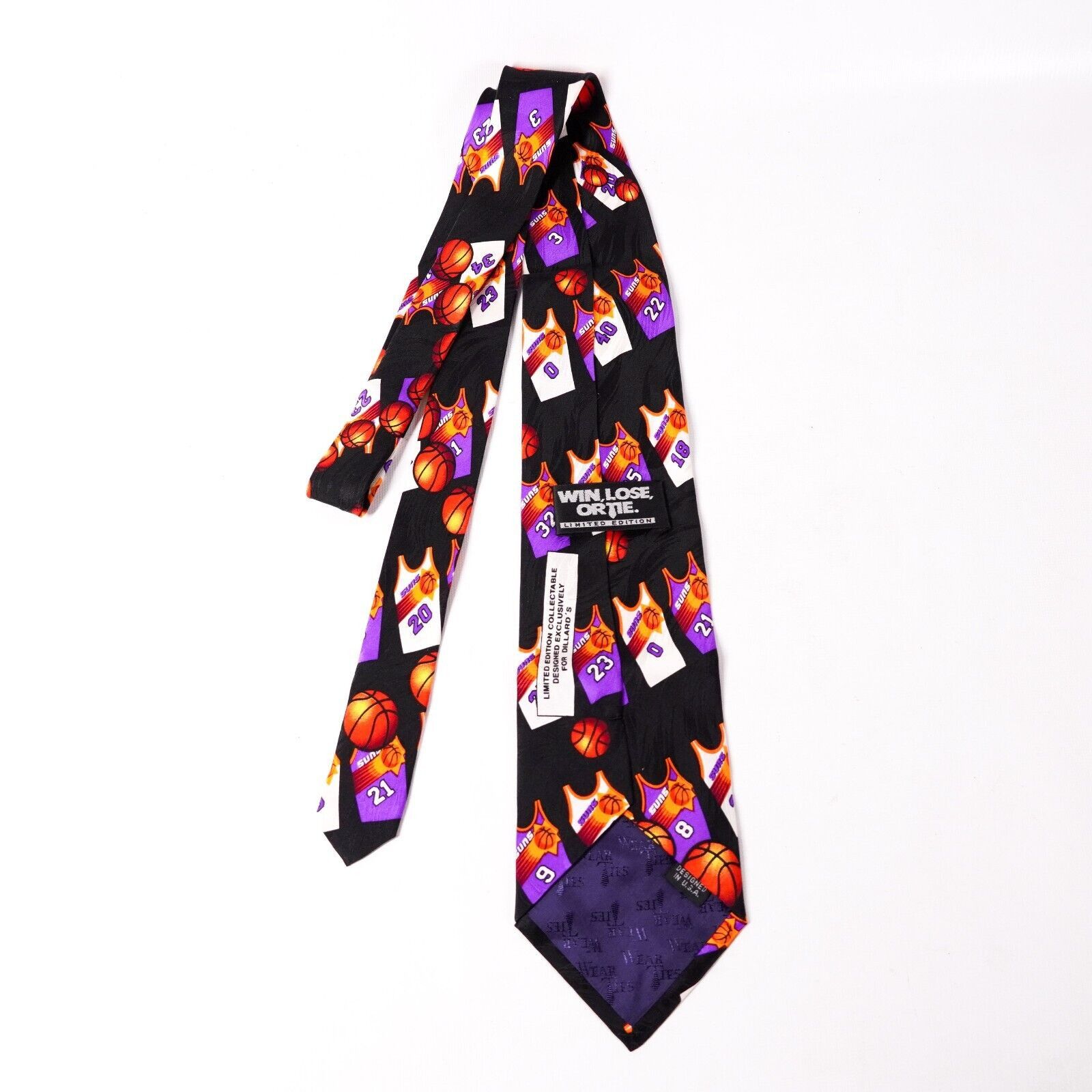 NBA VTG Phoenix Suns NBA Finals Basketball Silk Neck Tie Size ONE SIZE - 4 Thumbnail