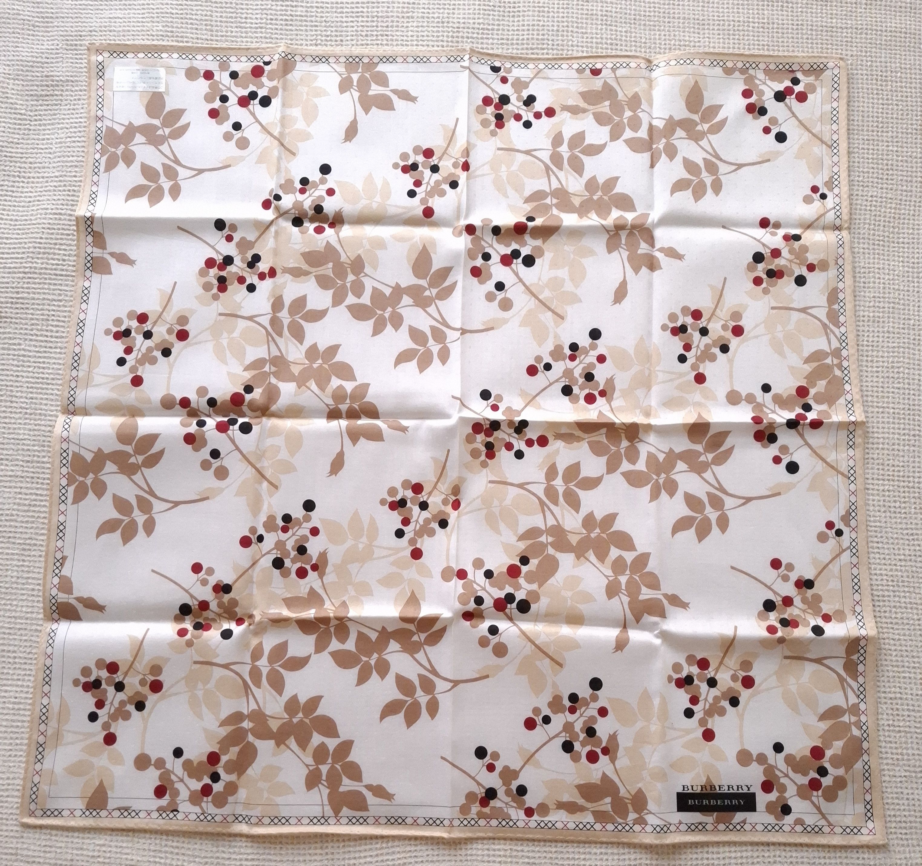 Burberry × Vintage NEW Vintage Burberry Bandana/Handkerchief/scarf Japan Size ONE SIZE - 5 Thumbnail