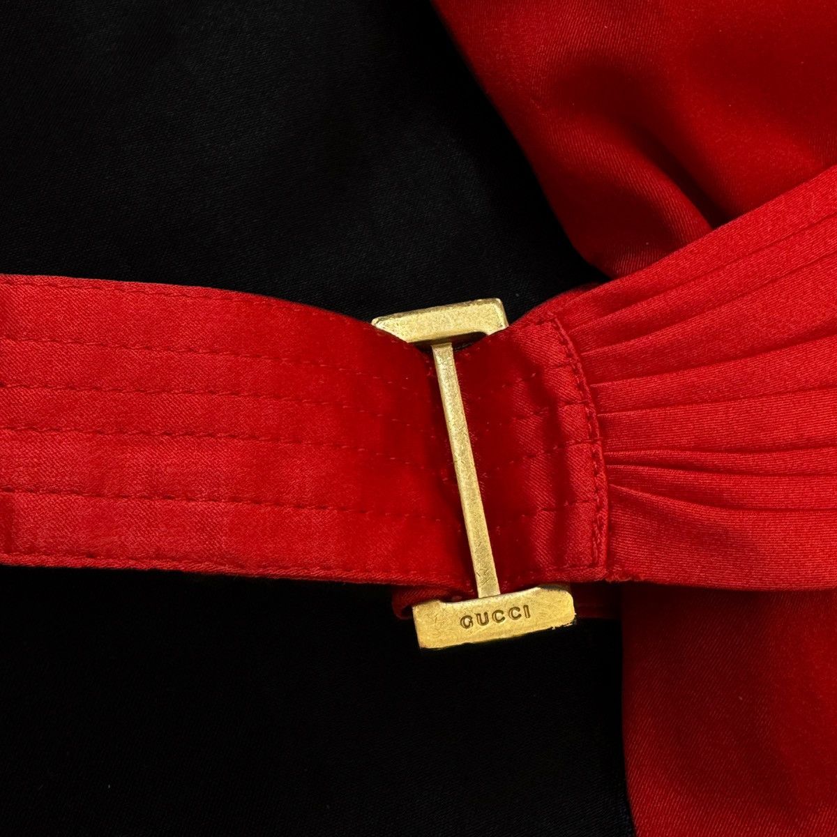 Gucci Runway Gucci by Tom Ford FW2003 red silk corseted dress Size M / US 6-8 / IT 42-44 - 17 Thumbnail