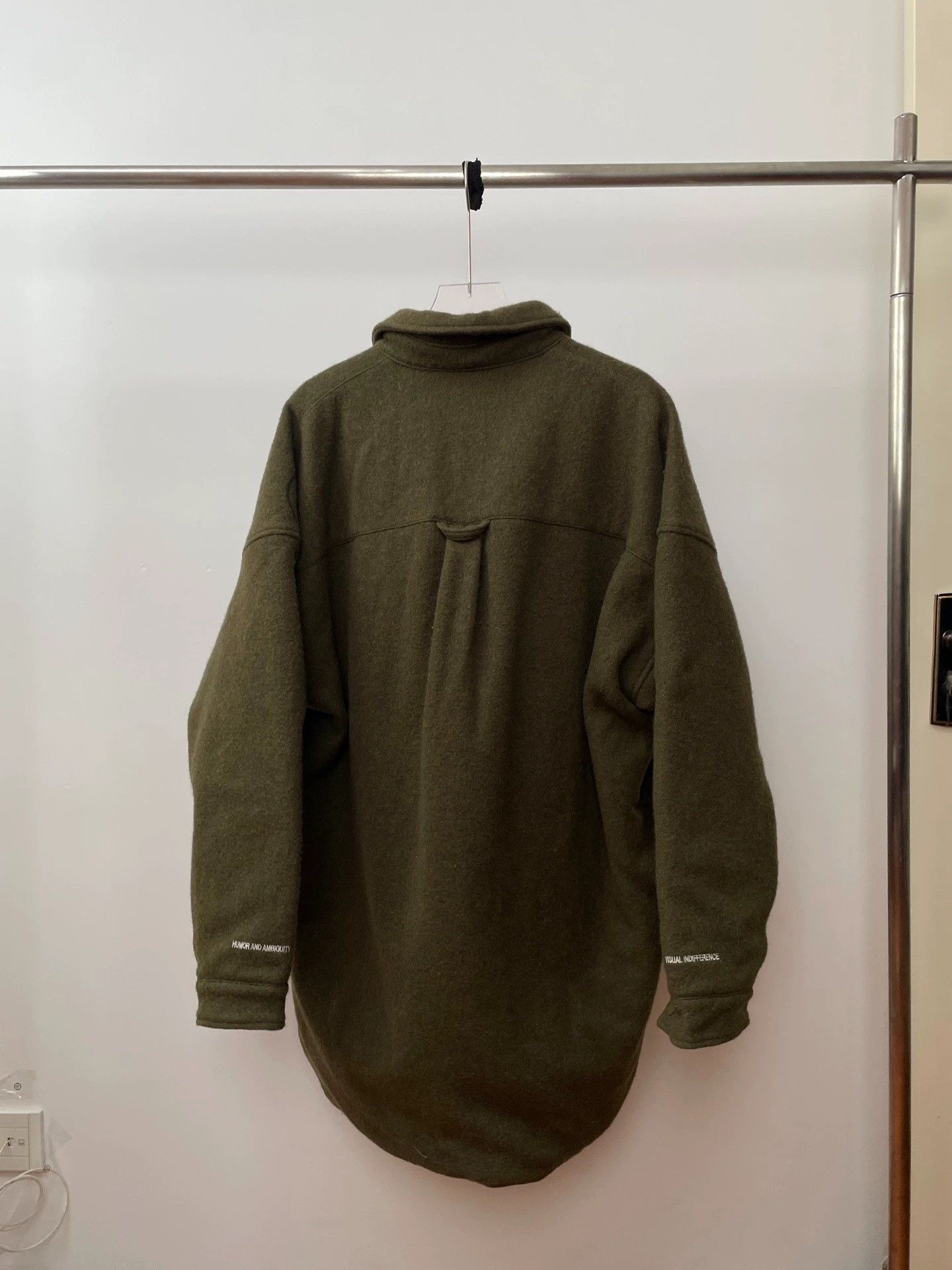 READYMADE Readymade olive green oversize wool coat size 7 Japan made Size US XXL / EU 58 / 5 - 2 Thumbnail