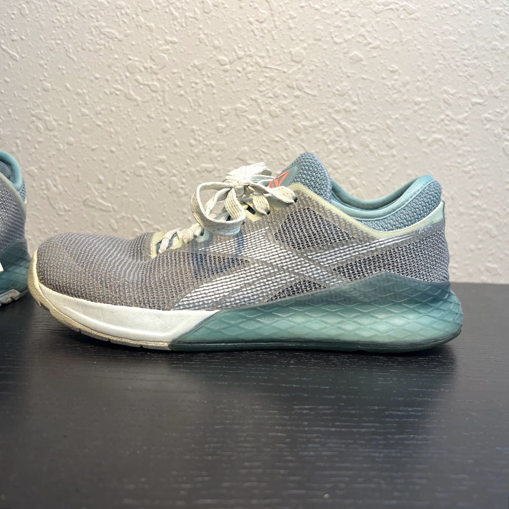 Reebok **Reebok Nano 9 Size 8 Grey/Green/White Women's Crossfit Athletic Shoes** User: Reebok Nano 9 Women's Size 8 Grey/Green/White Crossfit Athletic Shoes Size US 8 / IT 38 - 6 Thumbnail