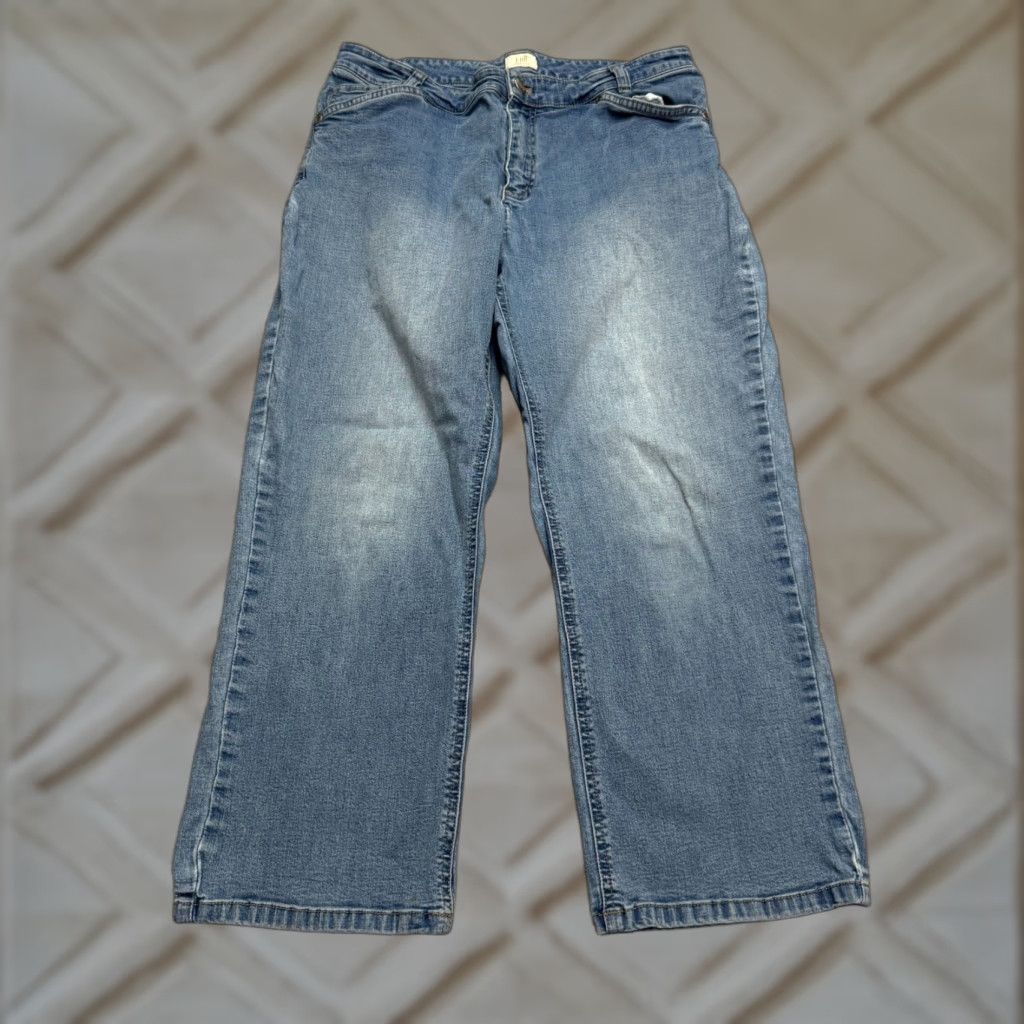J. Jill J. Jill Jeans Cropped High Rise 28x21 Blue Petites 8P Denim Womens Size 30" / US 8 / IT 44 - 1 Thumbnail