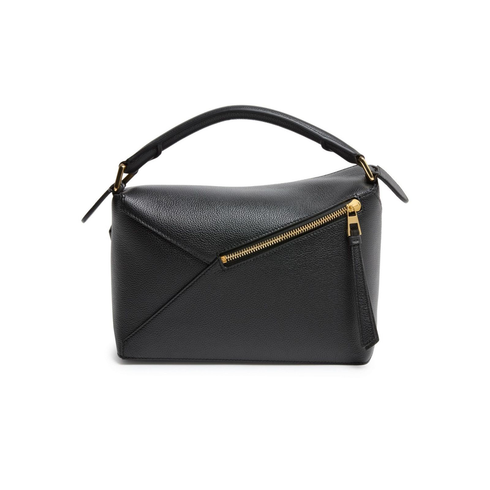 Loewe LOEWE Puzzle Small Edge $3850 Black Leather Handbag New & Au Size ONE SIZE - 3 Thumbnail
