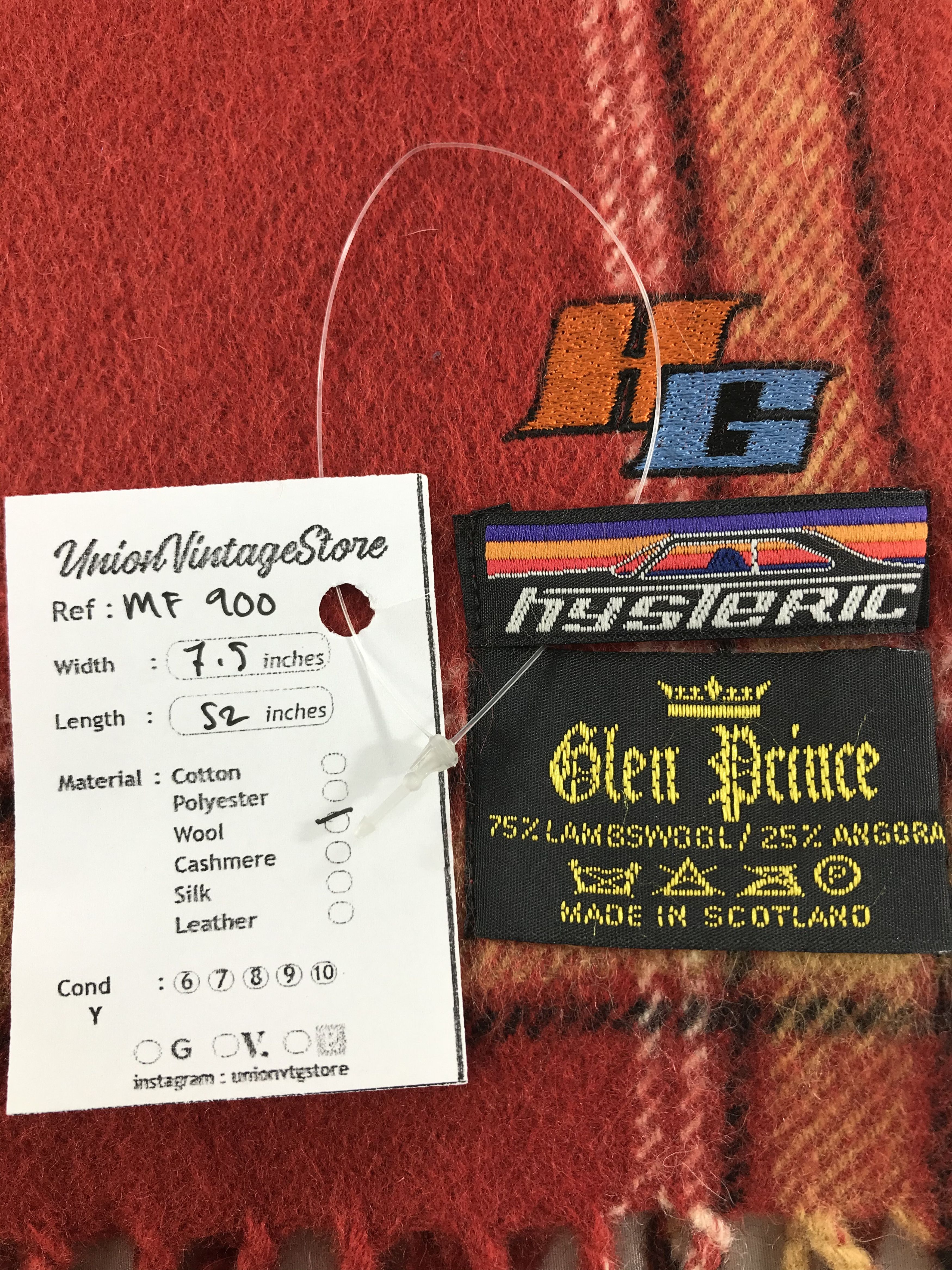 Hysteric Glamour Vintage Hysteric Glamour Scarf/Muffler/Neckwear MF900 Size ONE SIZE - 4 Thumbnail