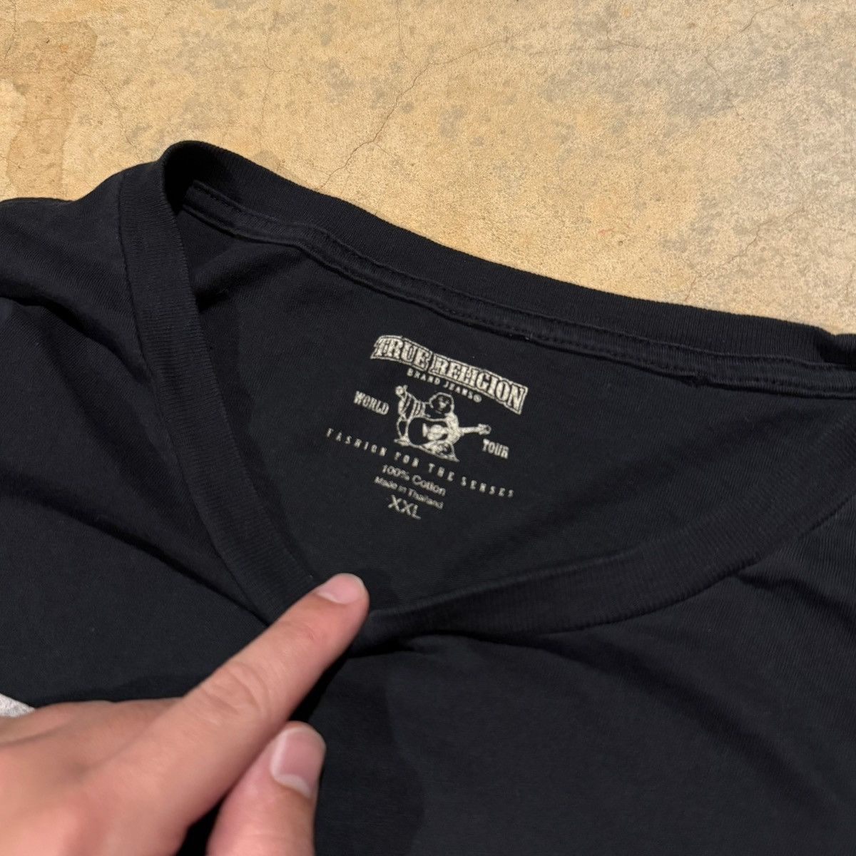 True Religion Vtg True Religion I ❤️ LA Tee Los Angeles ERD Grunge Y2K Size US XXL / EU 58 / 5 - 4 Thumbnail