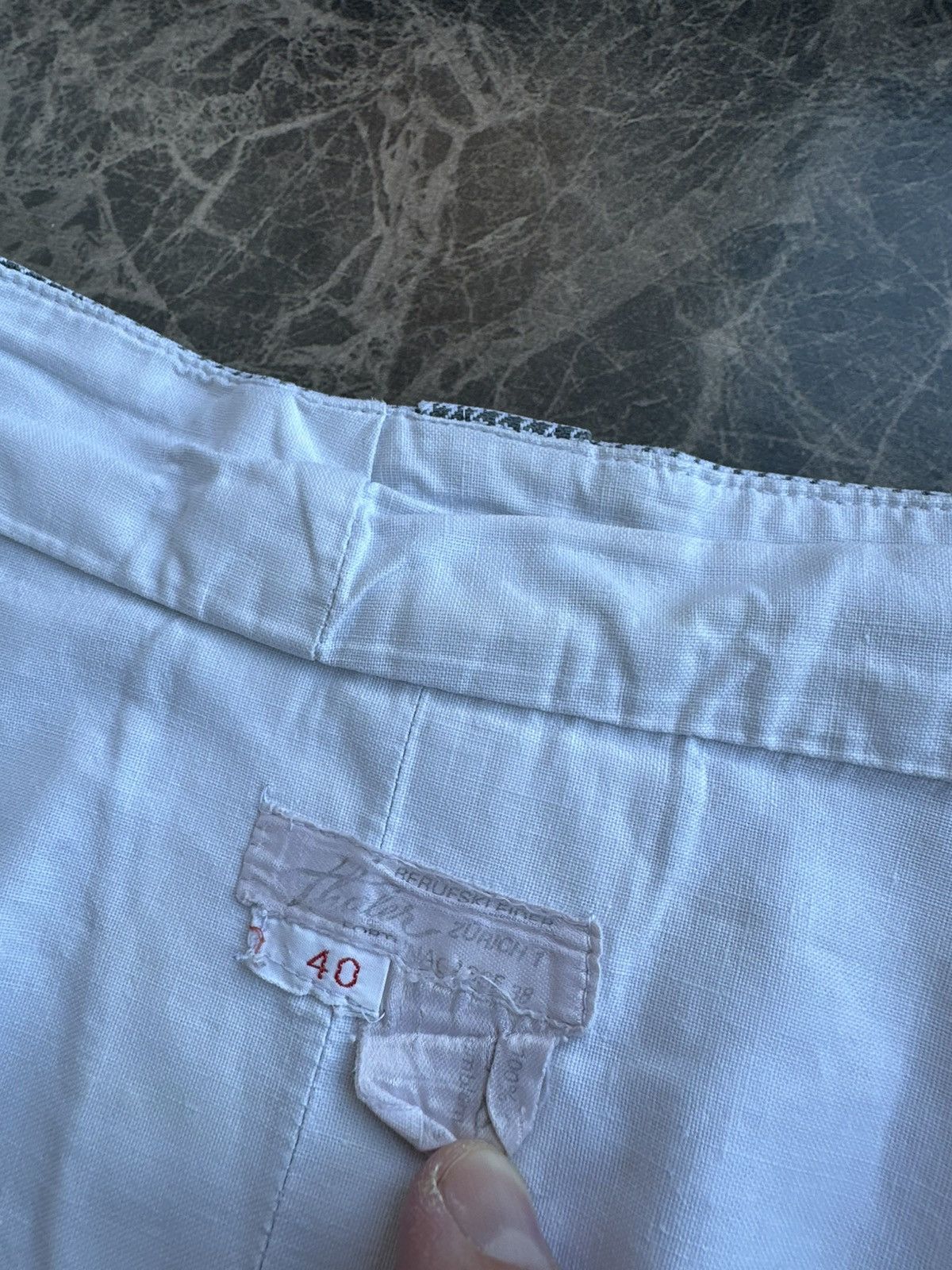 Other Vintage 1960s Workwear Pants Houndstooth Check Zurich Size US 30 / EU 46 - 5 Thumbnail