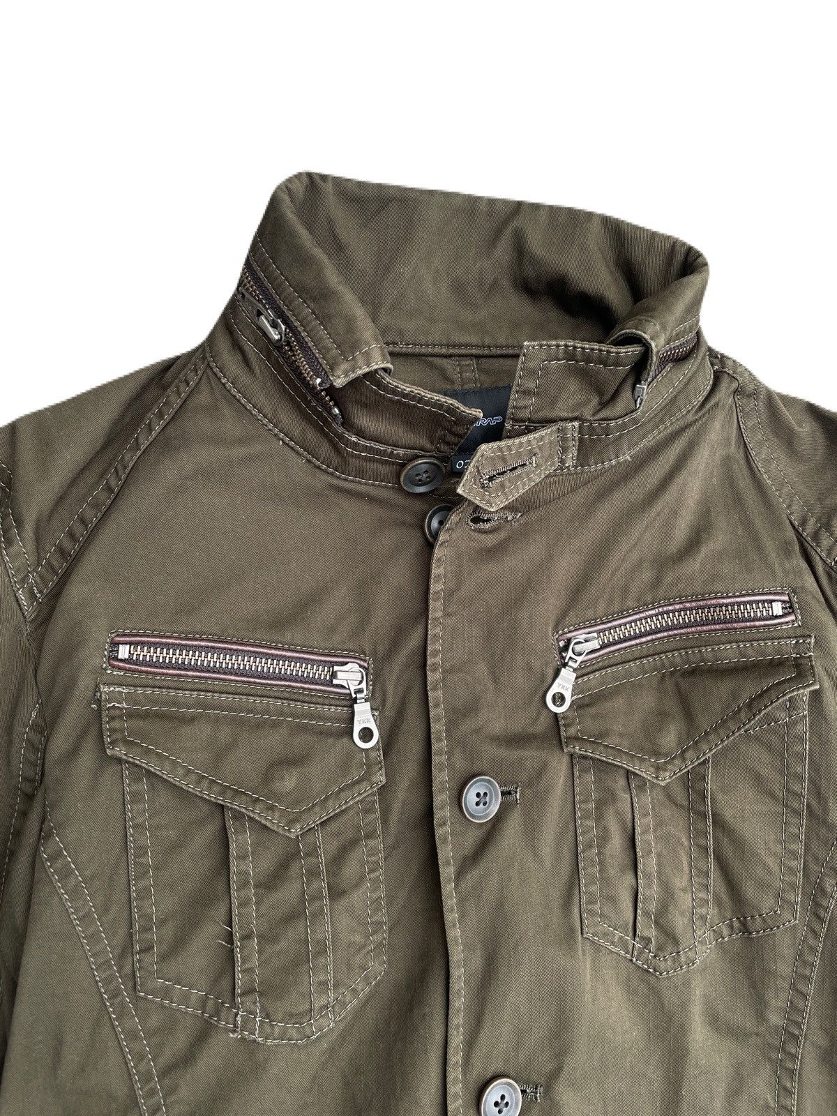 If Six Was Nine 2000s Rattle Trap Vkei Gimmic Military Jacket Japanese Size US S / EU 44-46 / 1 - 5 Thumbnail