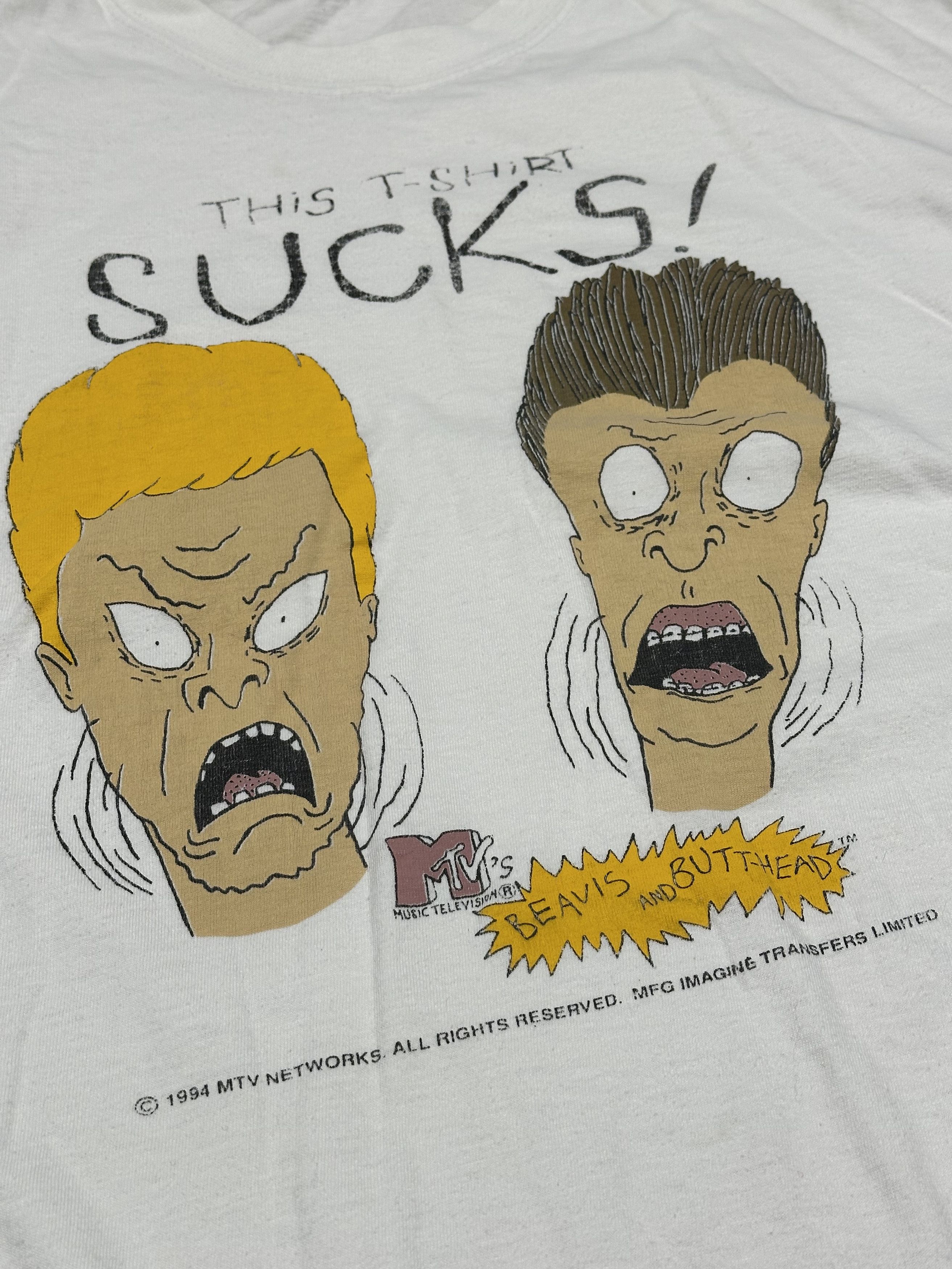 Mtv × Vintage 🔥EXCLUSIVE🔥 Beavis and Butt-Head T-Shirt Size US L / EU 52-54 / 3 - 6 Thumbnail
