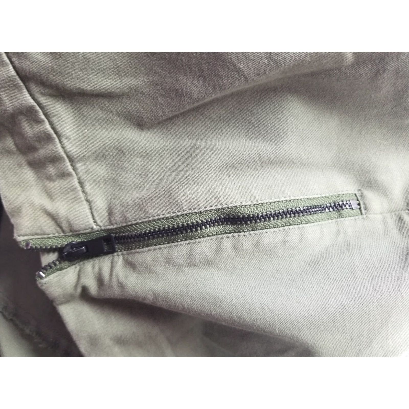 Everlane Everlane Pants Womens Size 14 Olive Green High Rise Twill Chino Size 24" / US 00 / IT 34 - 7 Thumbnail