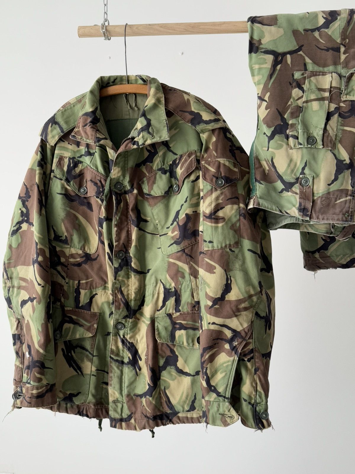 Vintage 1968 Pattern Vintage British Army DPM Camo Combat Suit Size US L / EU 52-54 / 3 - 1 Thumbnail