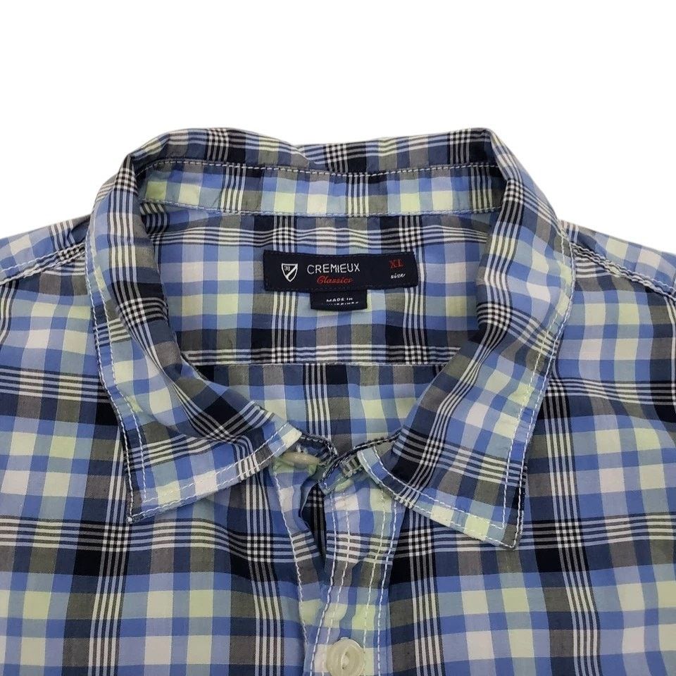 Cremieux Cremieux Classics Plaid Contrast Stitch Shirt Double Pockets Size US XL / EU 56 / 4 - 8 Thumbnail