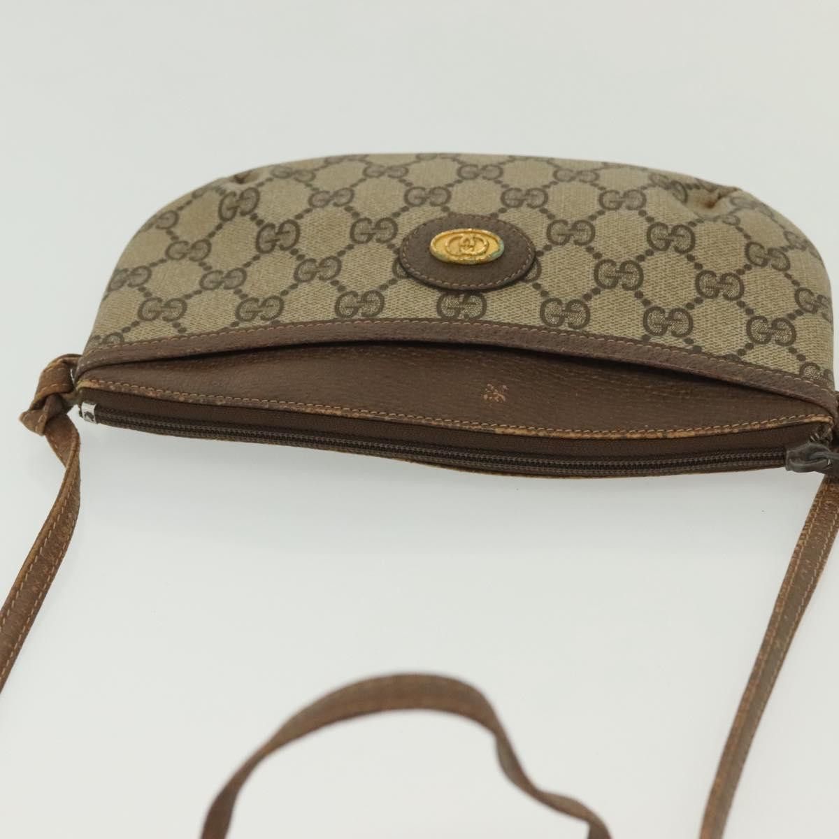 Gucci GUCCI GG Supreme Shoulder Bag Pvc Beige Gold 904 02 020 Size ONE SIZE - 6 Thumbnail