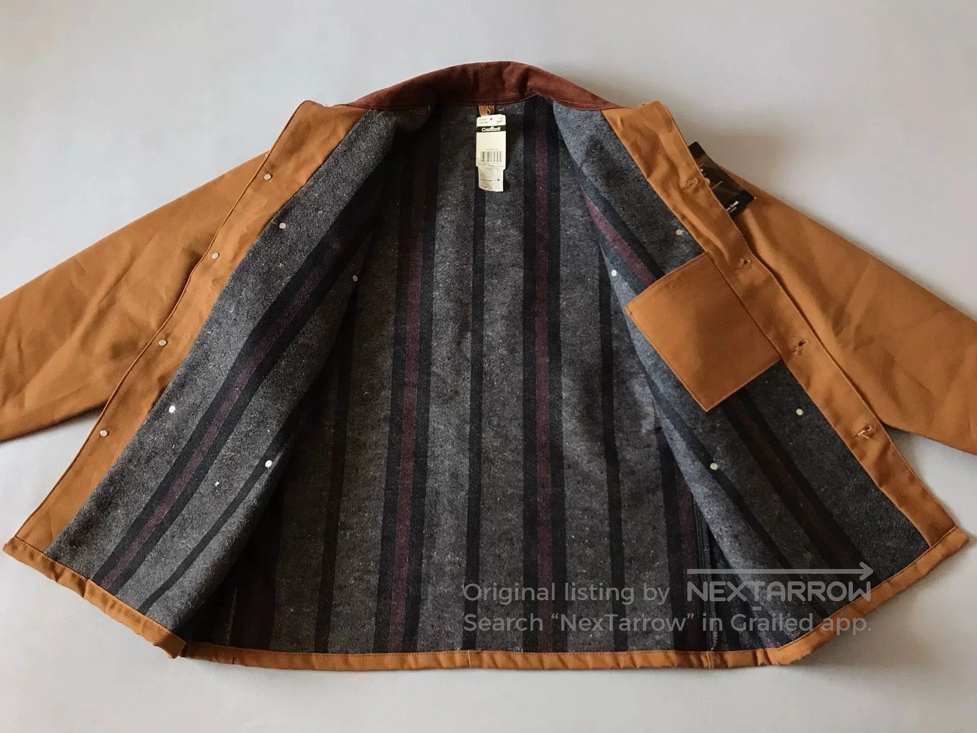 Carhartt Carhartt C001 Brown Canvas Work Jacket. Size US XL / EU 56 / 4 - 3 Thumbnail