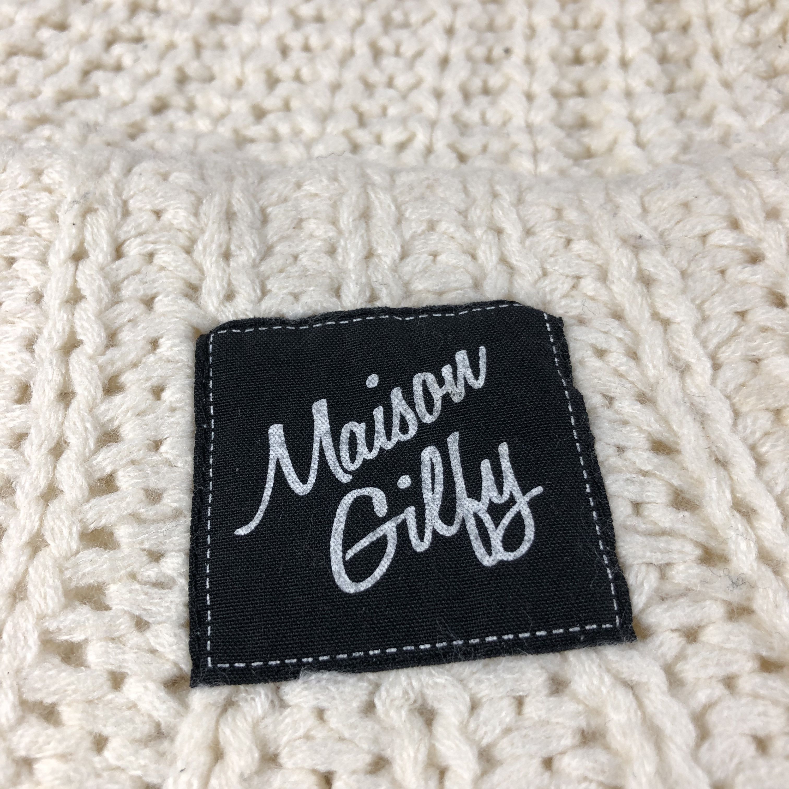 Vintage Maison Girly Knit Bobble Beanie Snowcap Snow Hat B1043 Size ONE SIZE - 4 Thumbnail