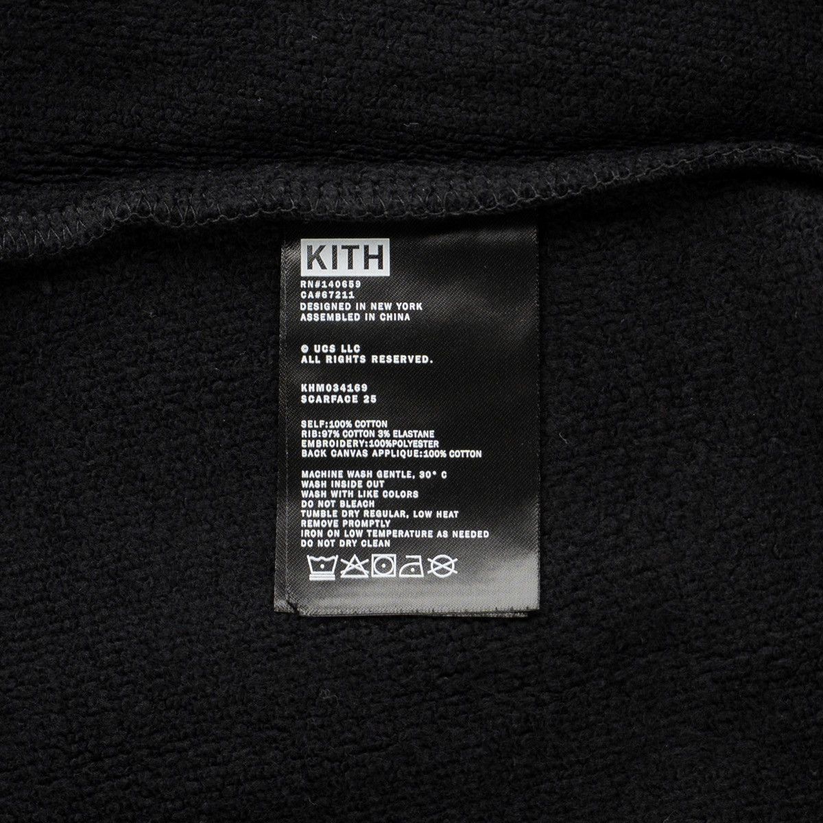 Kith x Scarface Tony Applique Nelson Hooded Sweatshirt Black Size US M / EU 48-50 / 2 - 6 Thumbnail