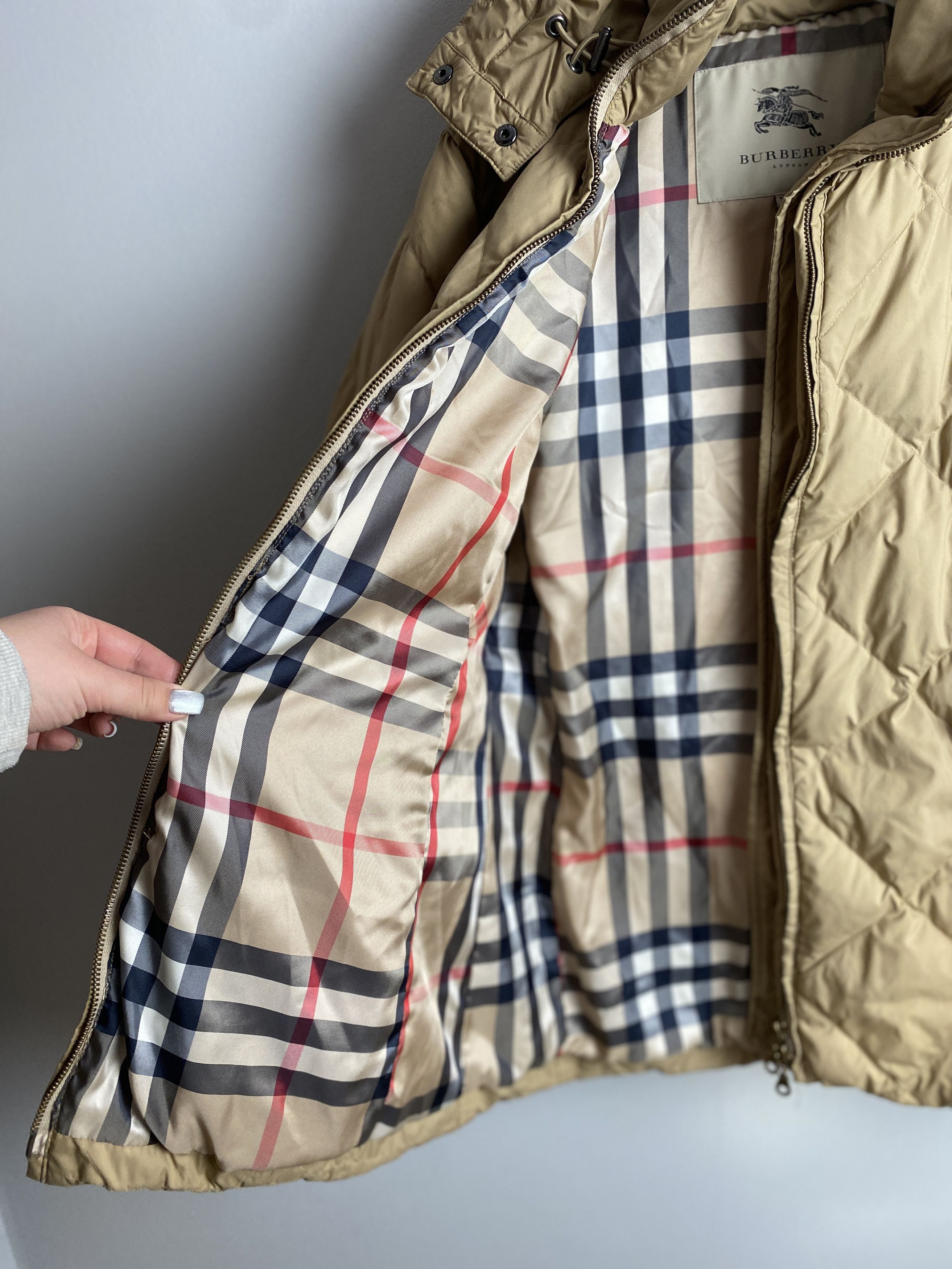 Burberry Burberry quilted puffer jacket down goose nova check Size M / US 6-8 / IT 42-44 - 3 Thumbnail
