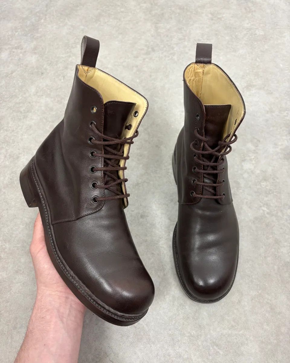 Jil Sander Jil Sander Brown Classy Leather Boots Size US 9 / EU 42 - 1 Thumbnail