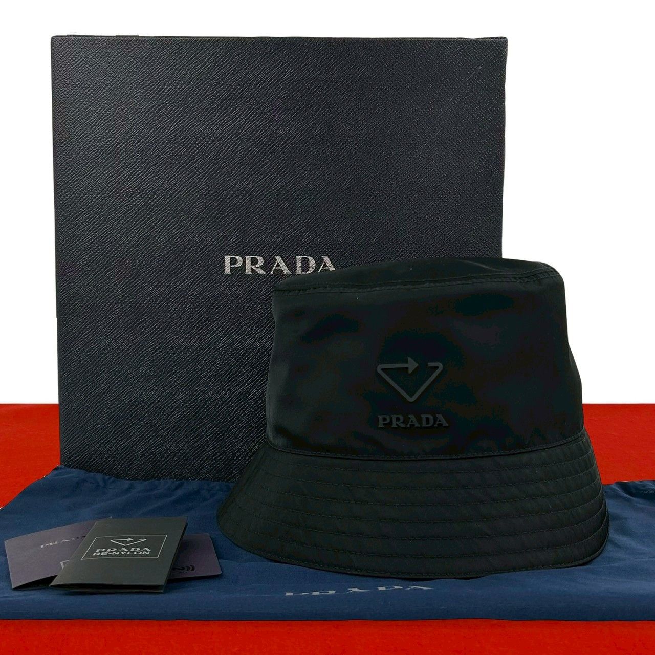 Prada Prada Prada Re Nylon Bucket Hat Textile Hats DUTY FREE for USA Size ONE SIZE - 1 Thumbnail