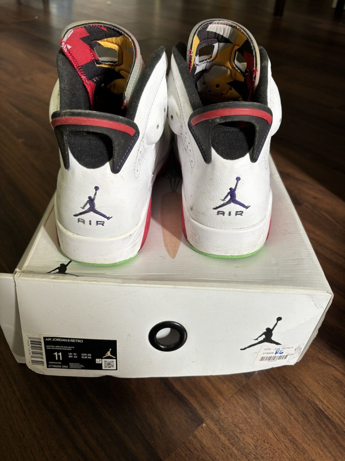 Nike Air Jordan 6 Retro Size US 11 / EU 44 - 2 Thumbnail
