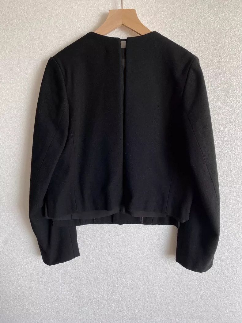 Comme des Garcons Comme Des Garcons Mesh stitching deconstructed wool coat Size S / US 4 / IT 40 - 2 Thumbnail