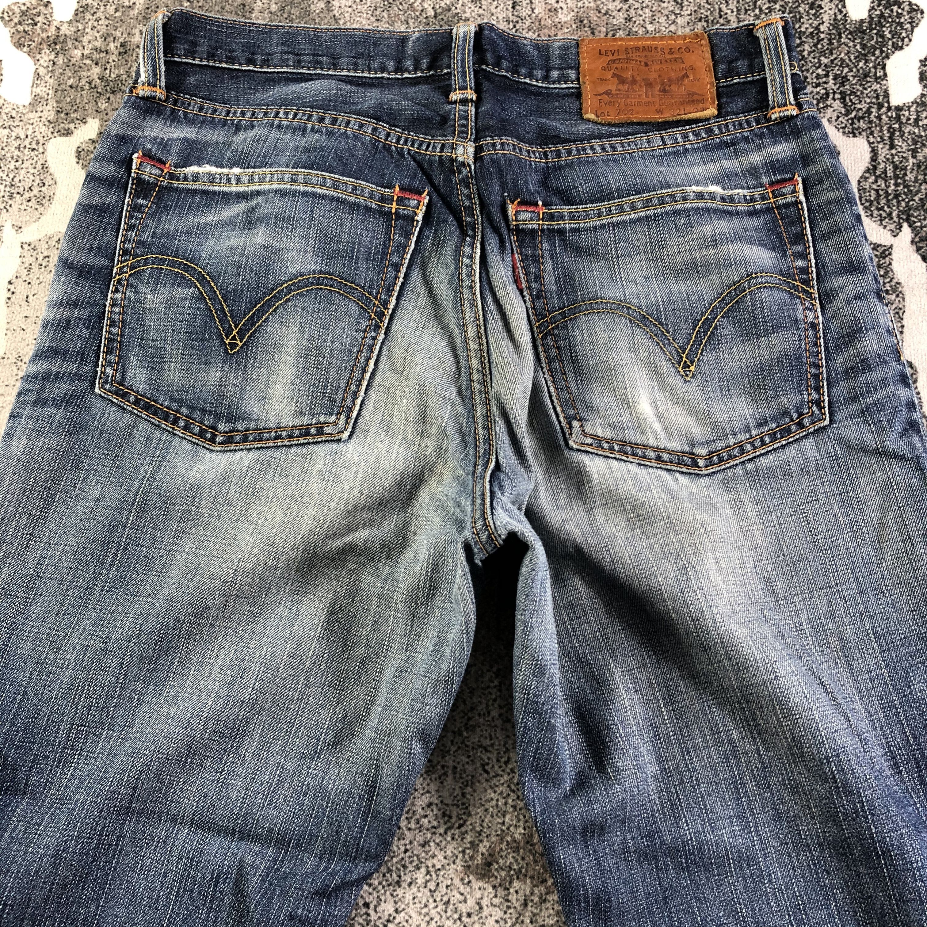 Levi's Vintage Levis Jeans 702 Faded Blue Denim KJ2491 Size US 31 - 4 Thumbnail