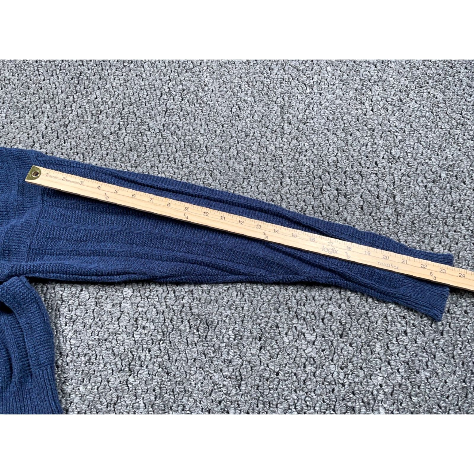 Jantzen VINTAGE Jantzen Chunky-Knit Cardigan Sweater Adult Medium Blue USA 90s Mens Size US M / EU 48-50 / 2 - 7 Thumbnail