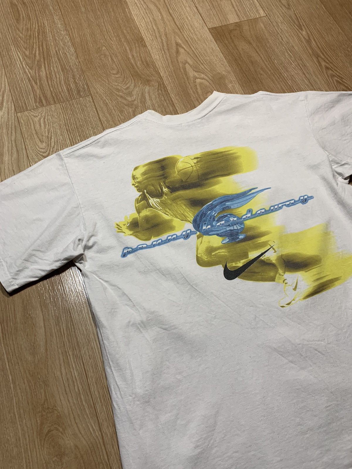 Nike Vintage 90s NBA Penny Hardaway Nike T Shirt Little Penny Size US L / EU 52-54 / 3 - 4 Thumbnail
