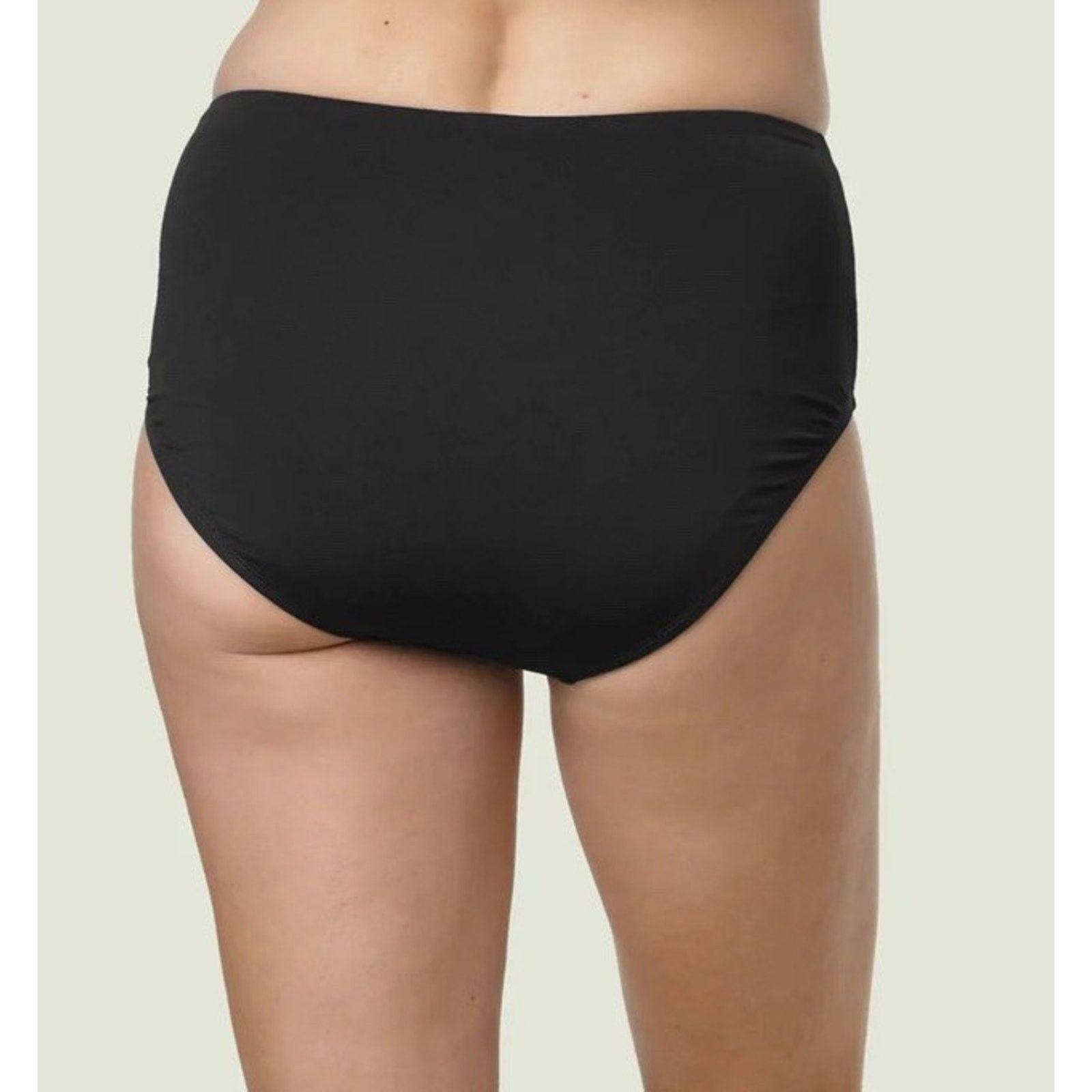 Jantzen Jantzen | Black Comfort Core Swim Brief Bottom Size 12 (XL) Size XL / US 12-14 / IT 48-50 - 2 Thumbnail