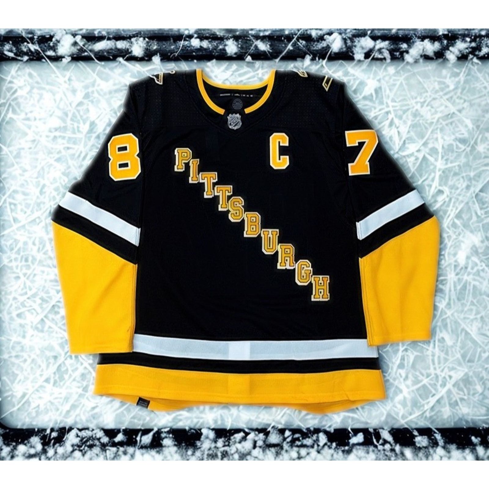 Adidas Sidney Crosby Pittsburgh Penguins Adidas Jersey Sz. 56 2XL Size US XXL / EU 58 / 5 - 4 Thumbnail